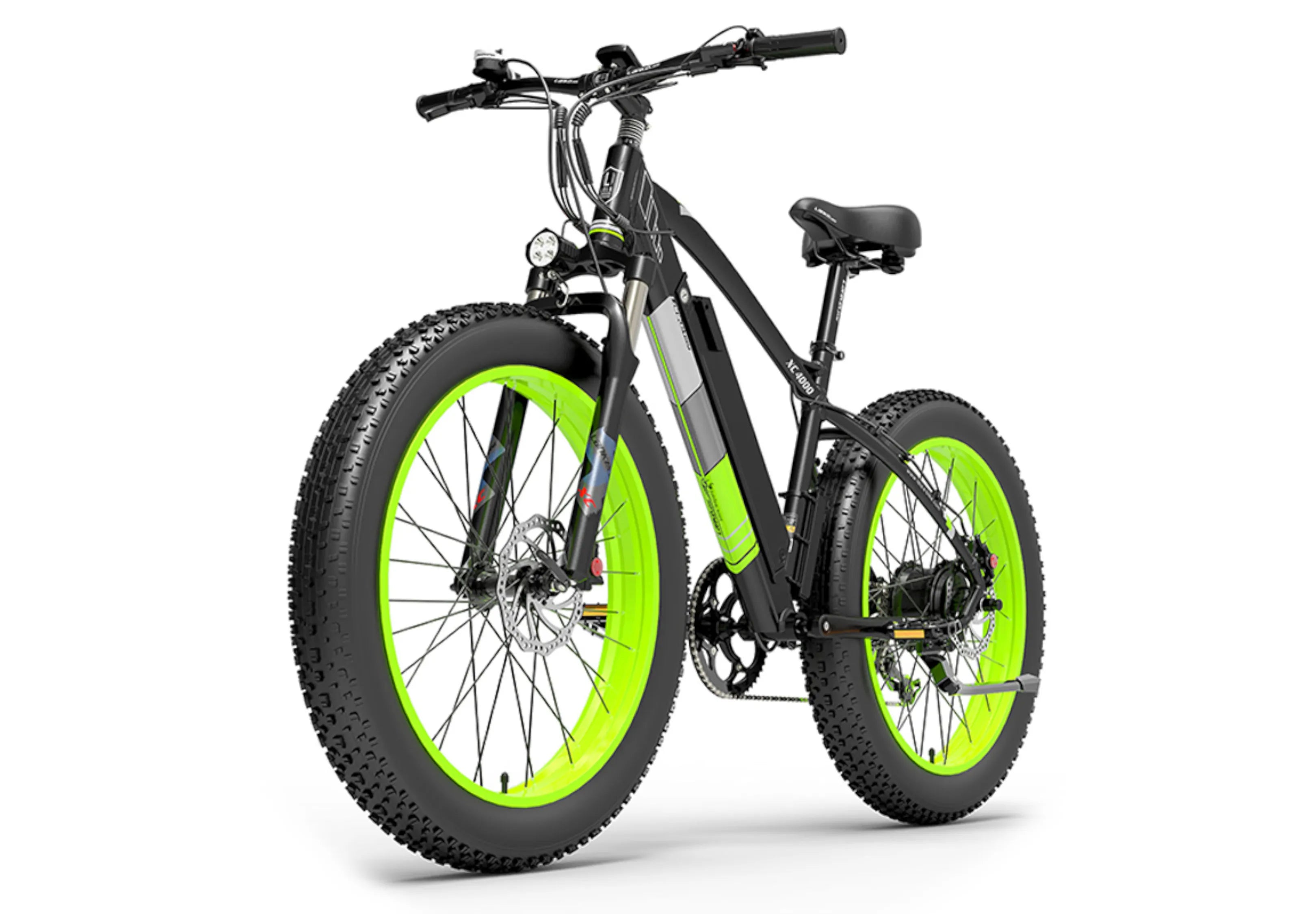 LANKELEISI XC4000 1000W Electric Bike with Wide Tires