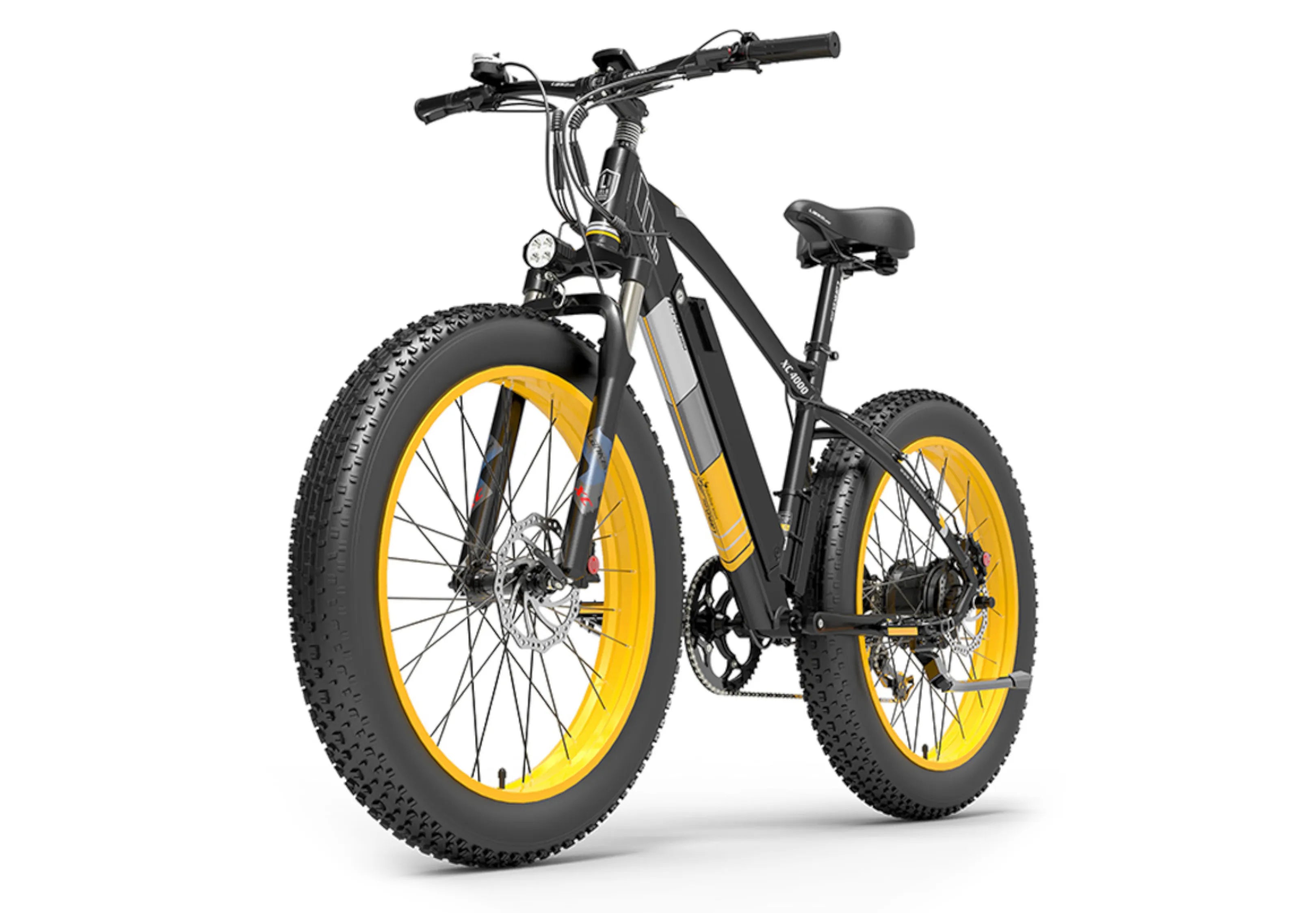 LANKELEISI XC4000 1000W Electric Bike with Wide Tires