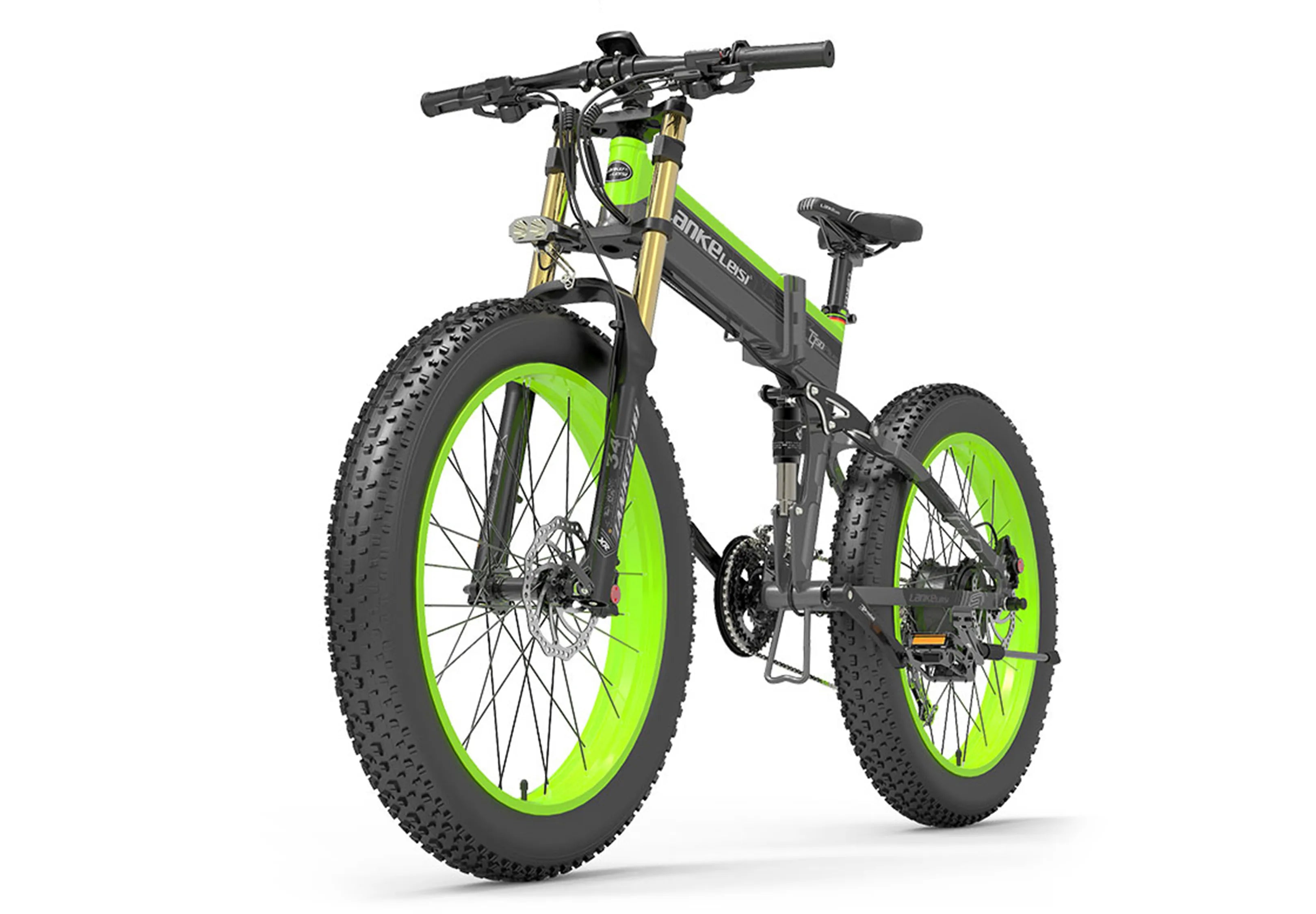 LANKELEISI XT750 PLUS 1000W 26*4.0 Folding Electric Bike