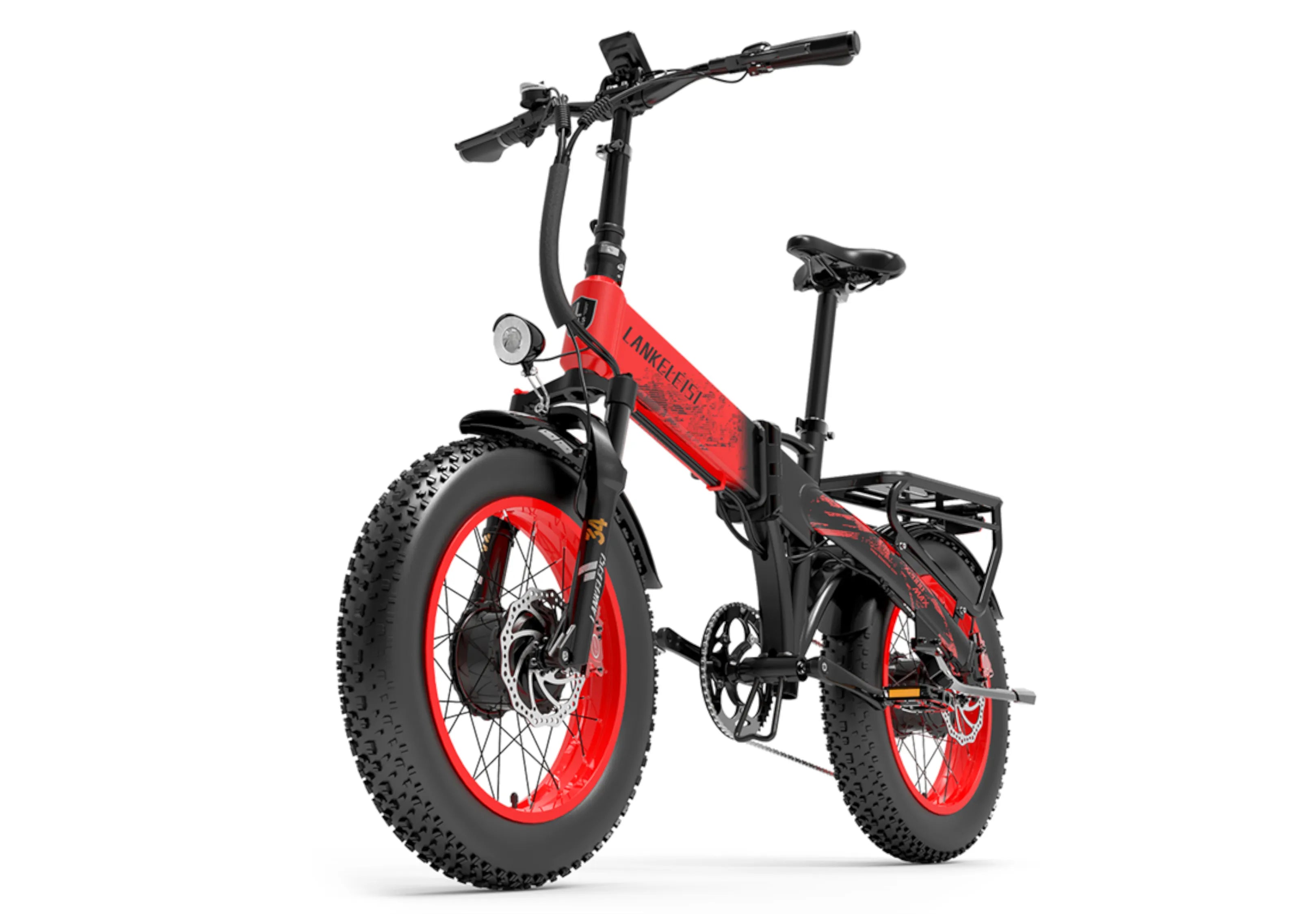 LANKELEISI X2000MAX 2000W Folding Electric Bike
