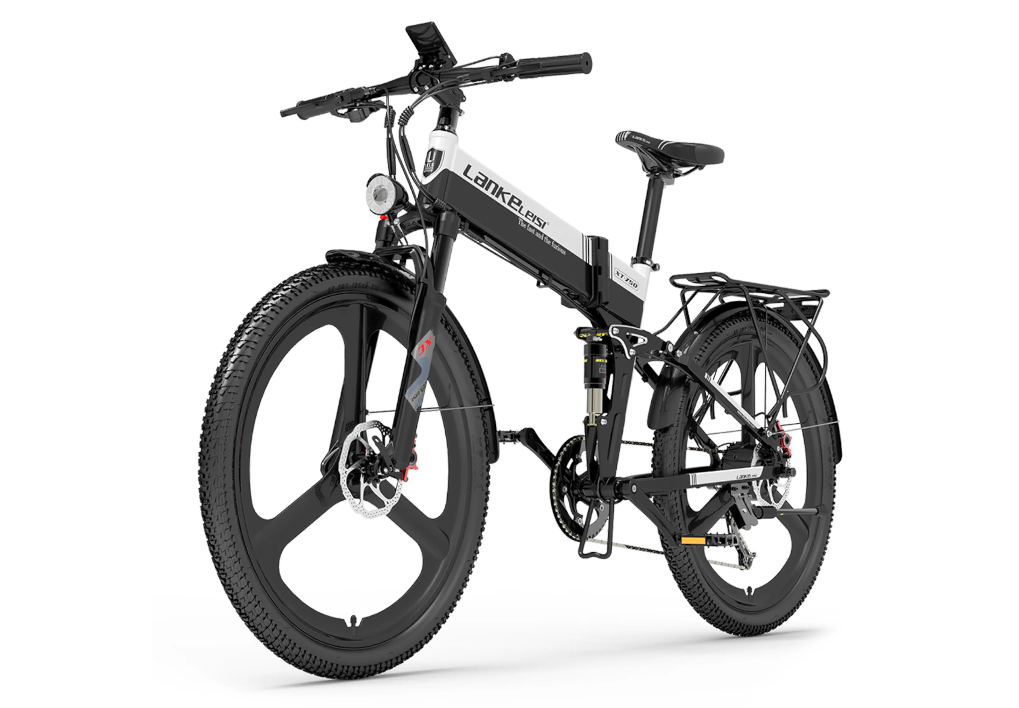 LANKELEISI XT750 SPORTS 500W Folding Electric Mountain Bike