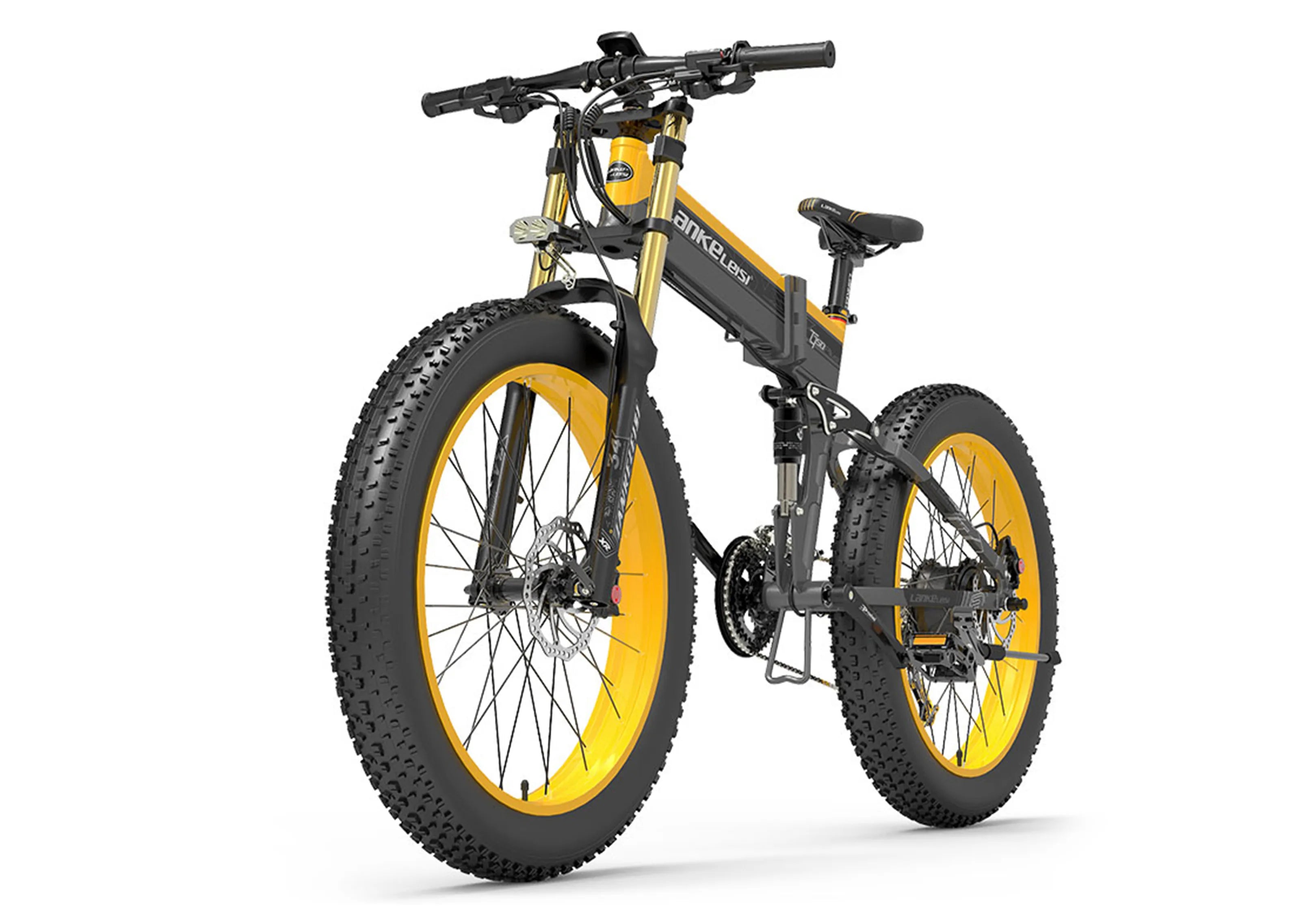 LANKELEISI XT750 PLUS 1000W 26*4.0 Folding Electric Bike