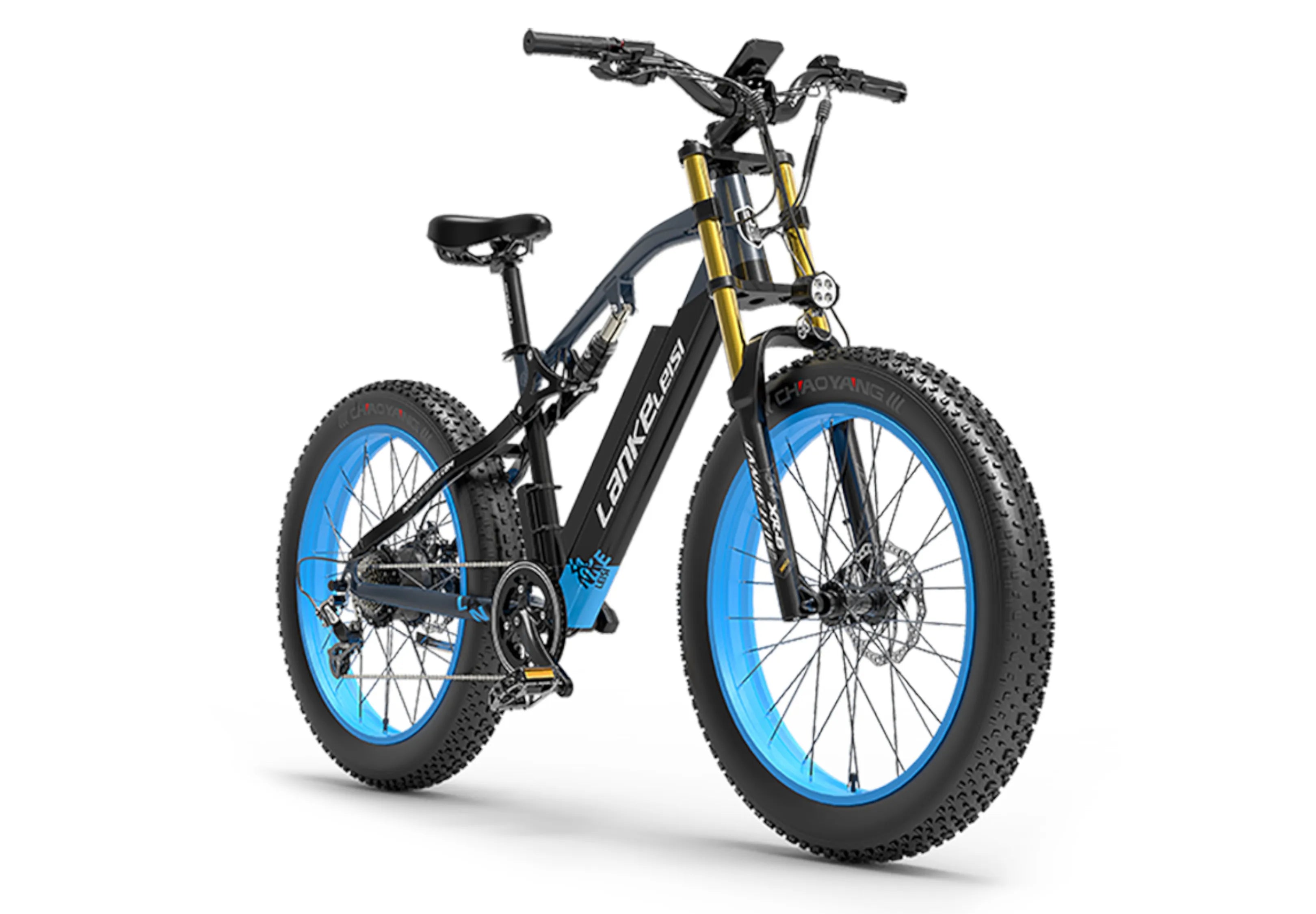 LANKELEISI RV700 1000W 26*4.0 Fat Bike Electric Mountain Bike