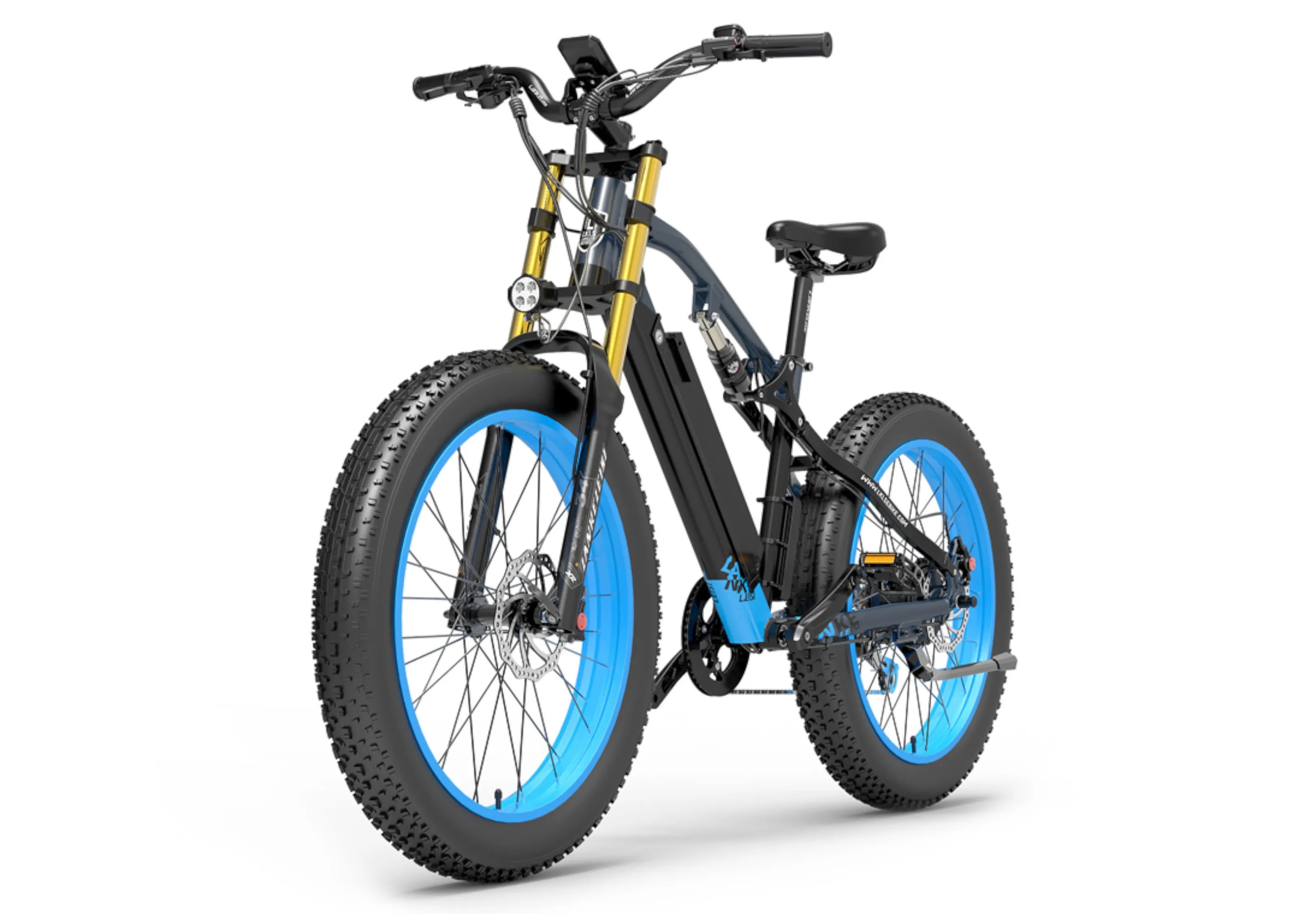 LANKELEISI RV700 1000W 26*4.0 Fat Bike Electric Mountain Bike