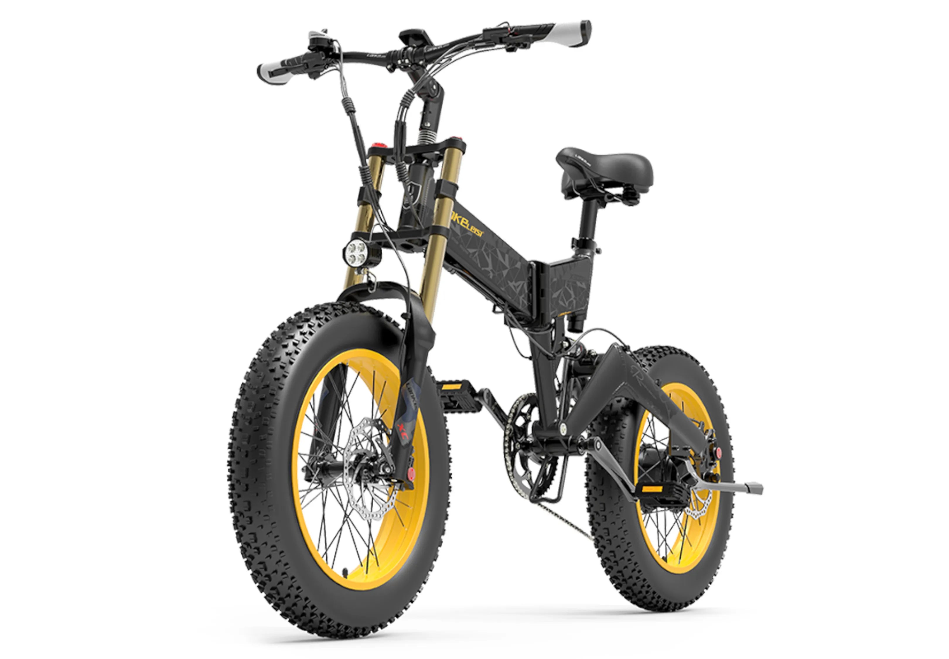 LANKELEISI X3000Plus-UP 20 Inch Wide Tire Folding Electric Bike