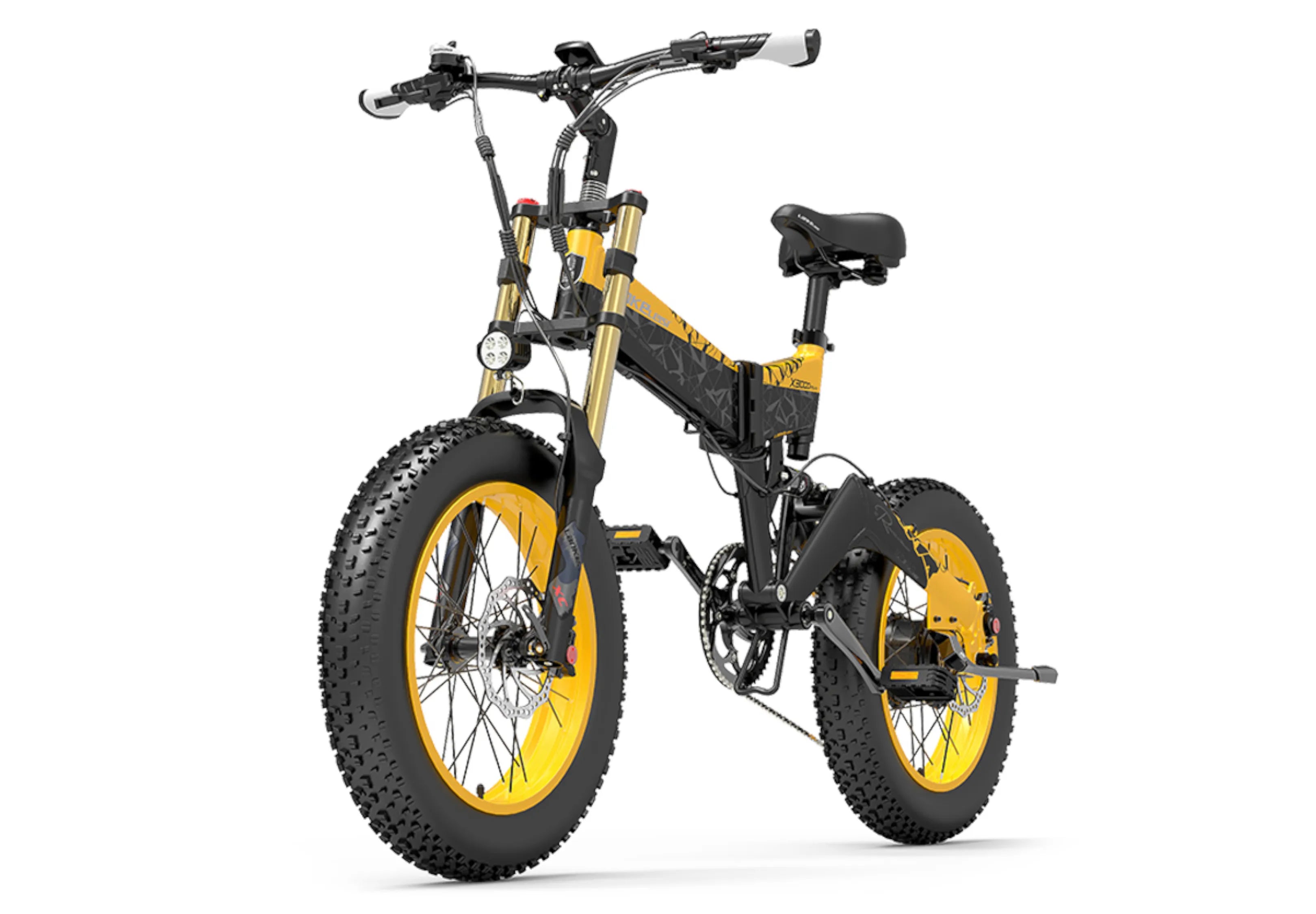 LANKELEISI X3000Plus-UP 20 Inch Wide Tire Folding Electric Bike