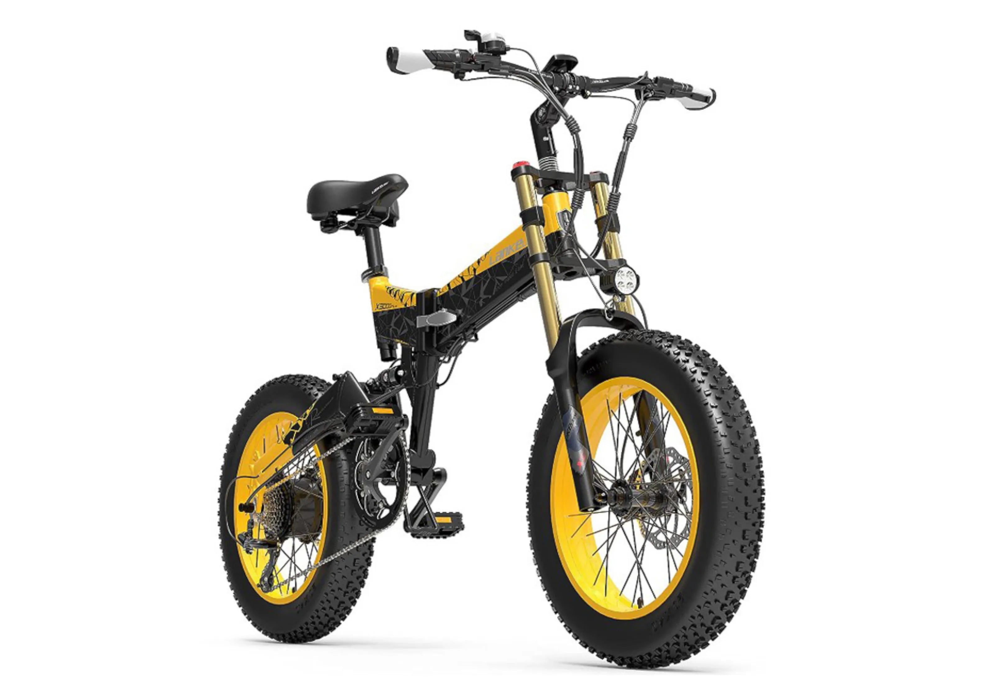 LANKELEISI X3000Plus-UP 20 Inch Wide Tire Folding Electric Bike
