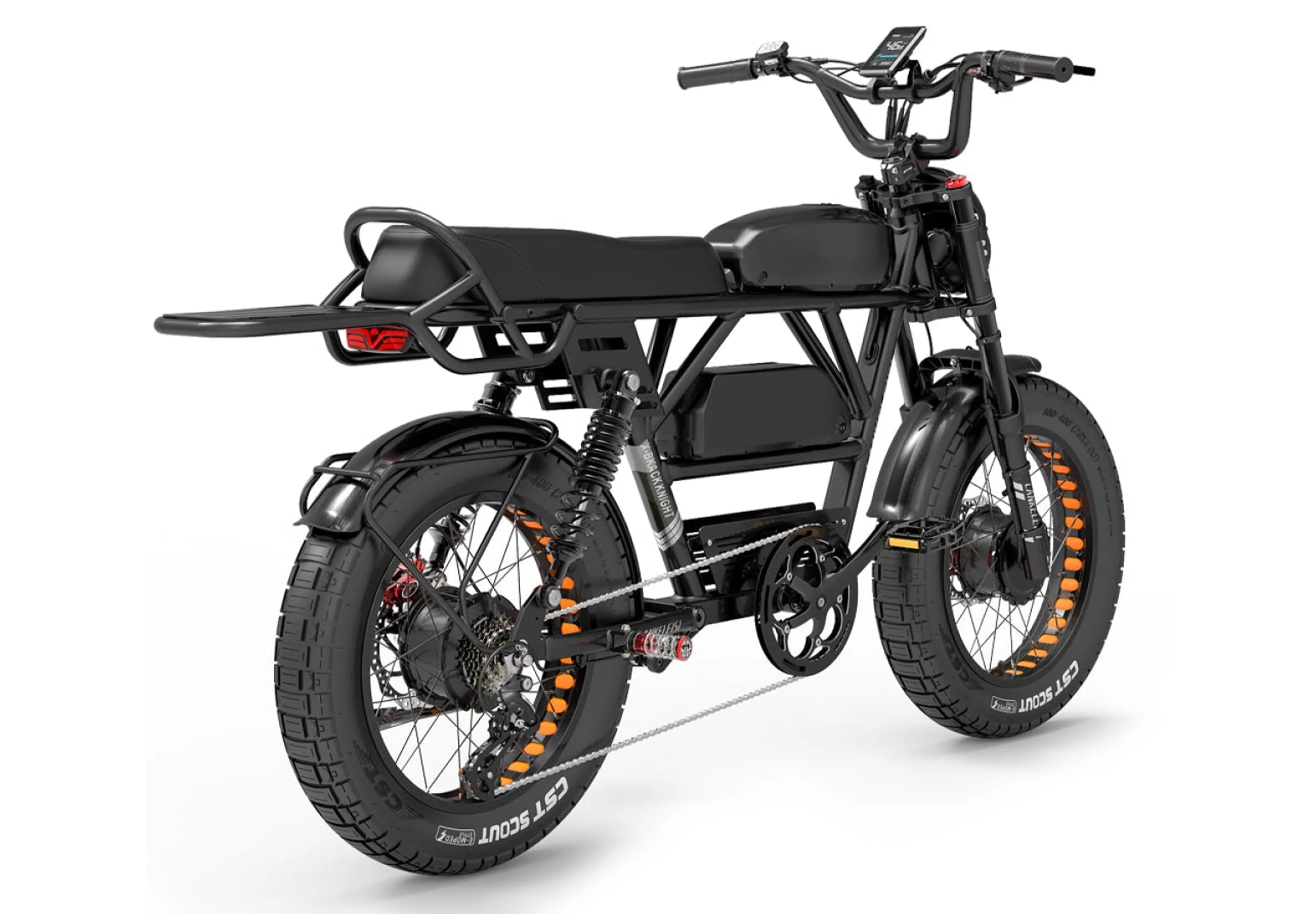 LANKELEISI X-Black Knight 2000W Dual Motor 280KM Electric Mountain Bike