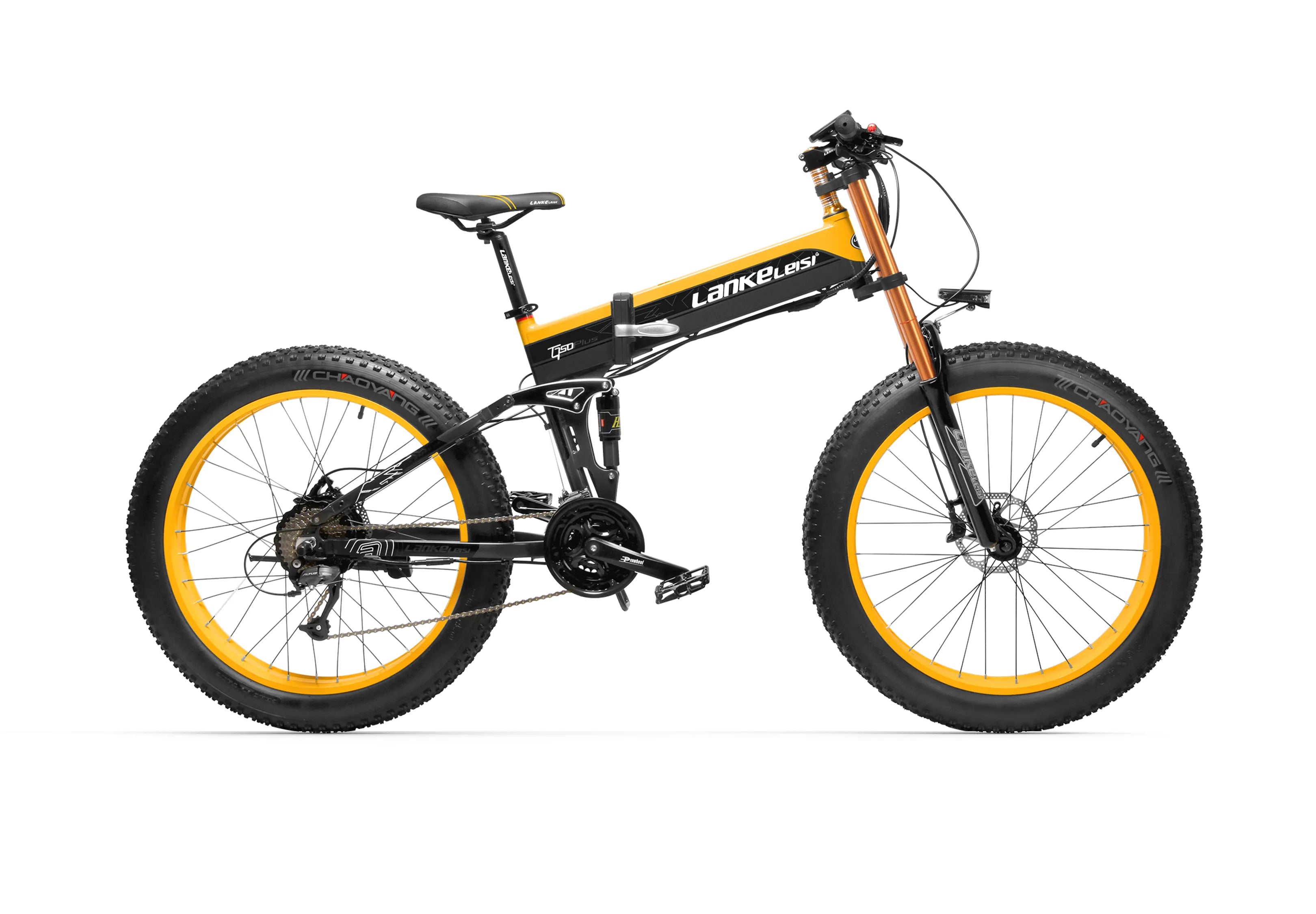 LANKELEISI XT750 PLUS 1000W 26*4.0 Folding Electric Bike