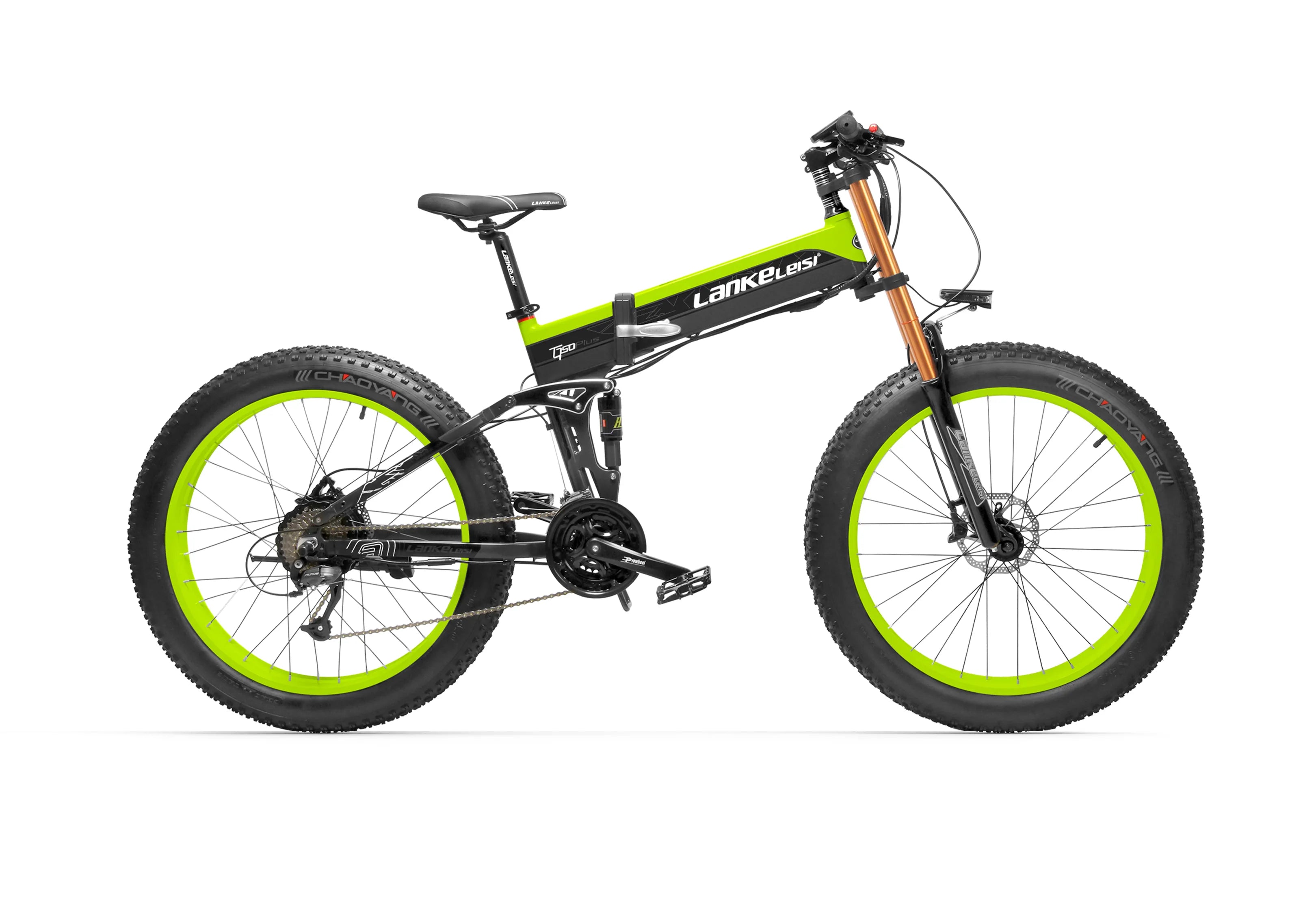 LANKELEISI XT750 PLUS 1000W 26*4.0 Folding Electric Bike