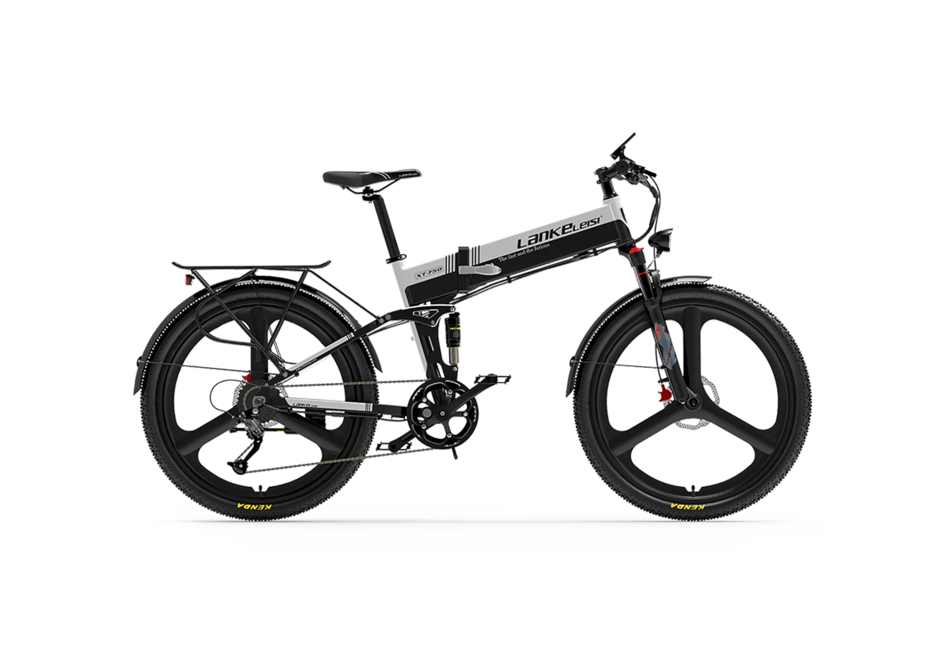 LANKELEISI XT750 SPORTS 500W Folding Electric Mountain Bike