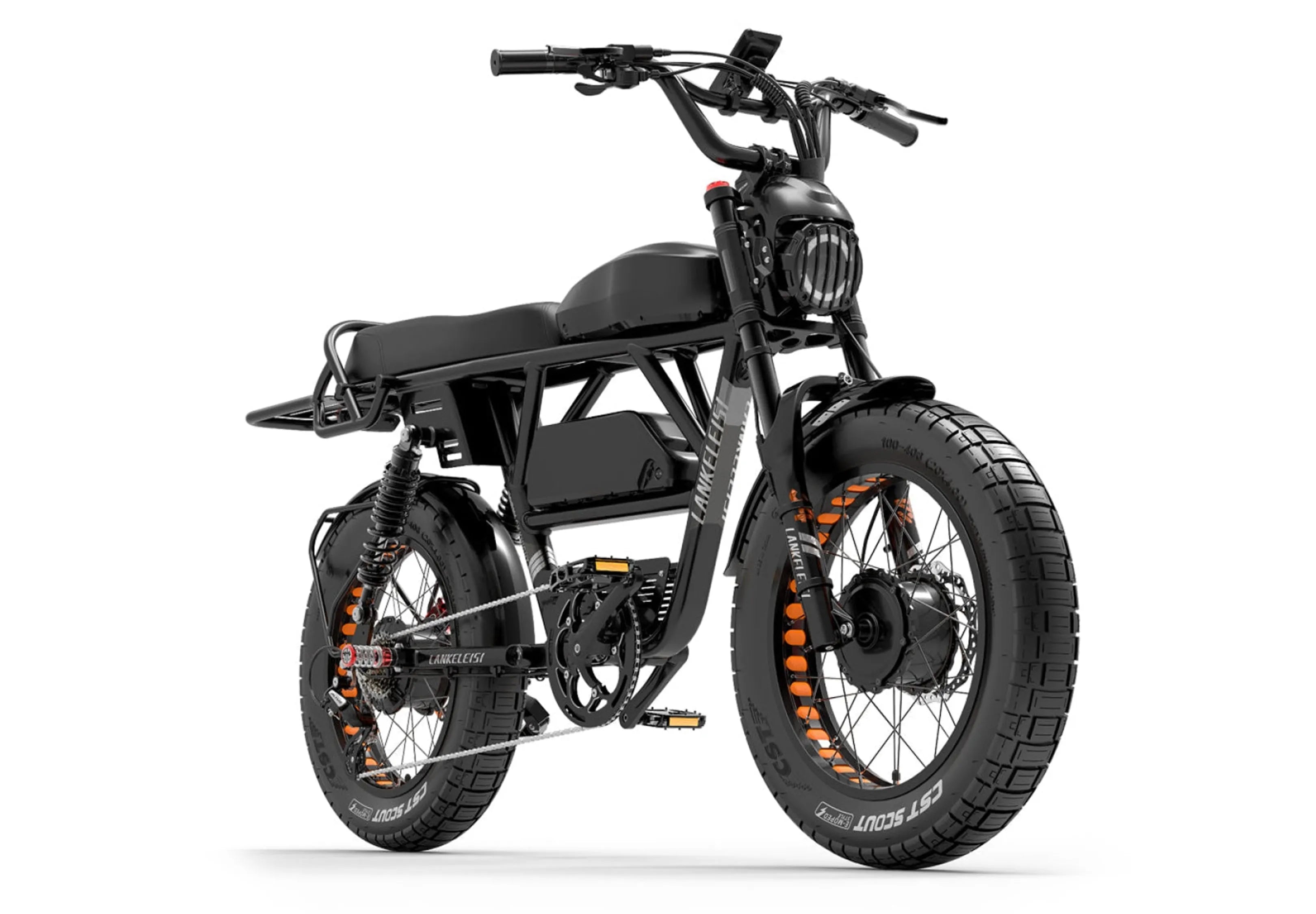 LANKELEISI X-Black Knight 2000W Dual Motor 280KM Electric Mountain Bike