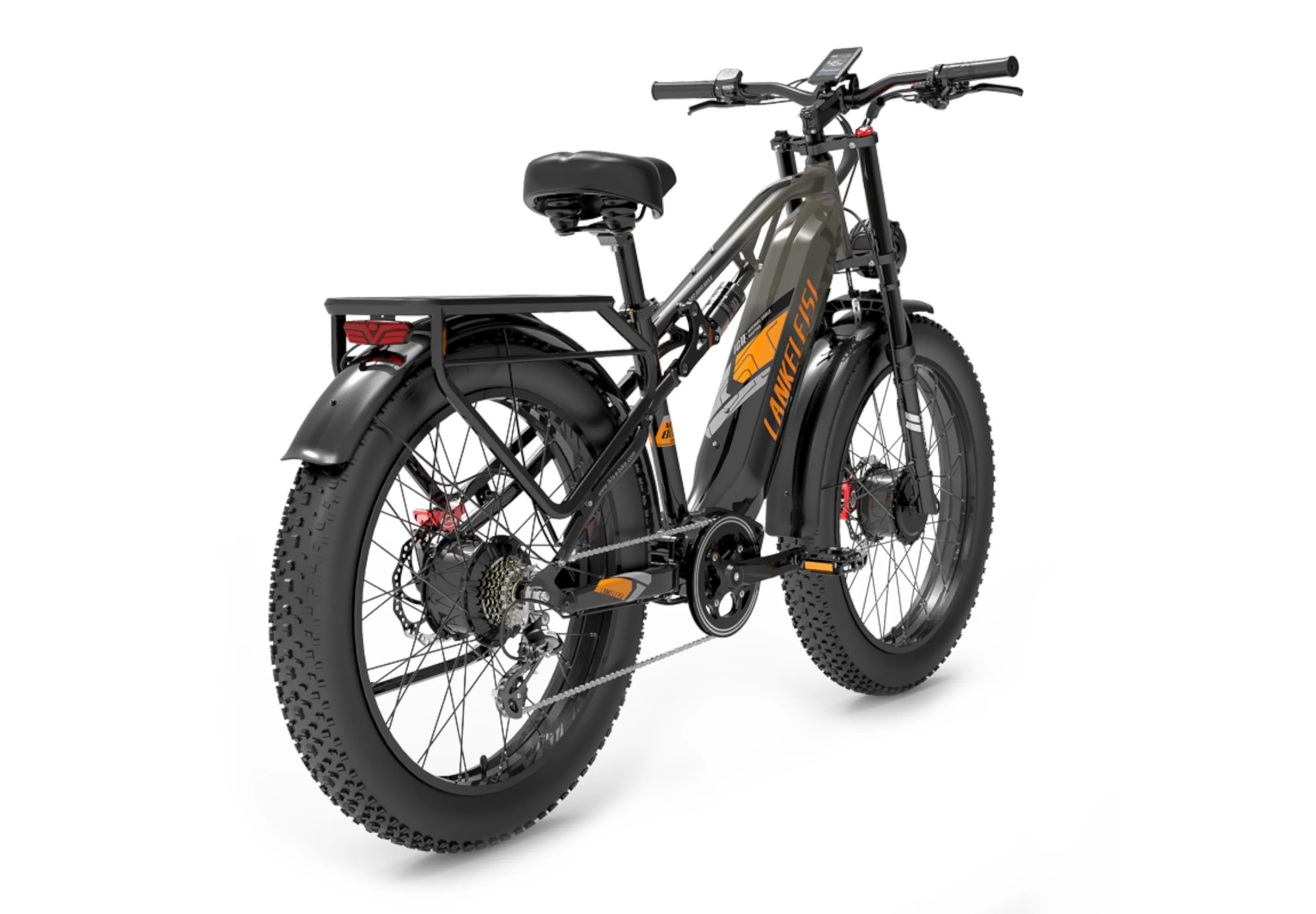 LANKELEISI MG800MAX 2000W Wide Tire Dual Motor Electric Bicycle
