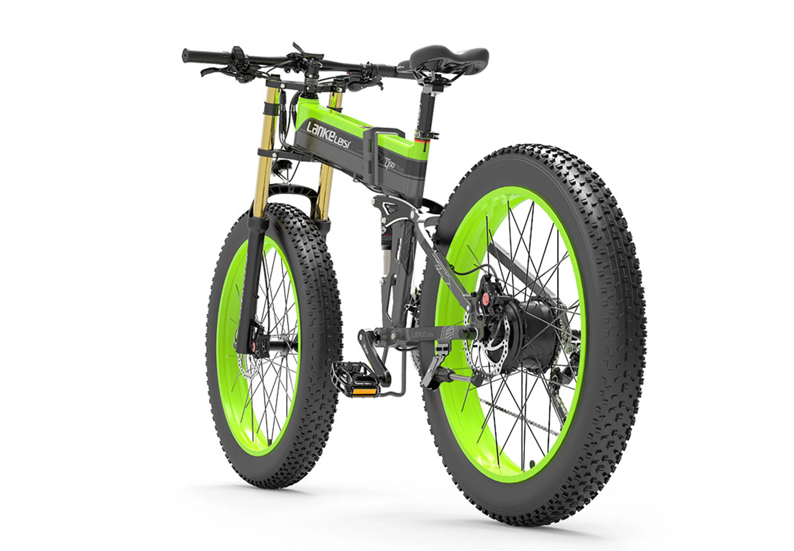 LANKELEISI XT750 PLUS 1000W 26*4.0 Folding Electric Bike
