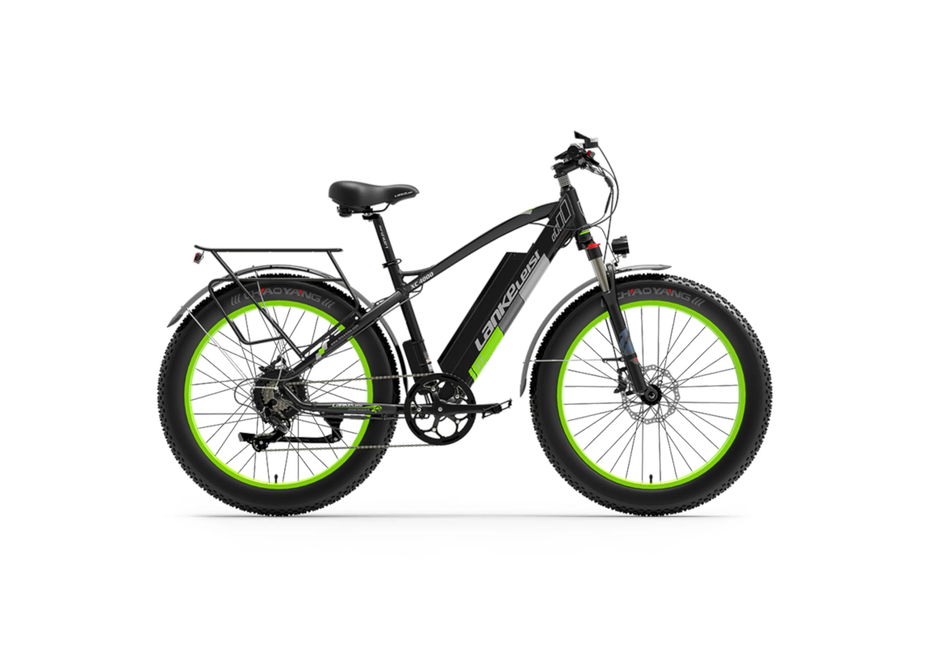 LANKELEISI XC4000 1000W Electric Bike with Wide Tires
