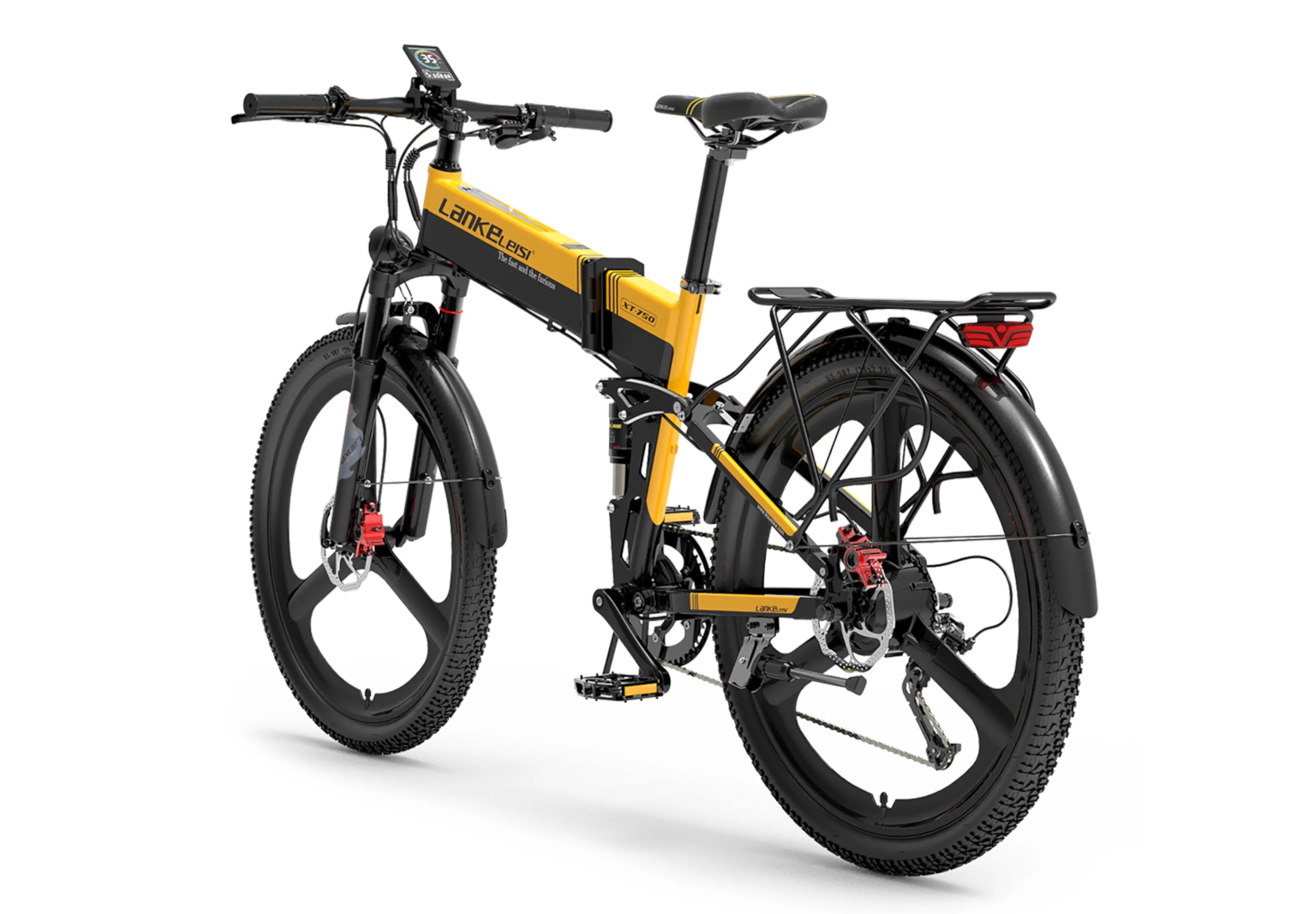 LANKELEISI XT750 SPORTS 500W Folding Electric Mountain Bike