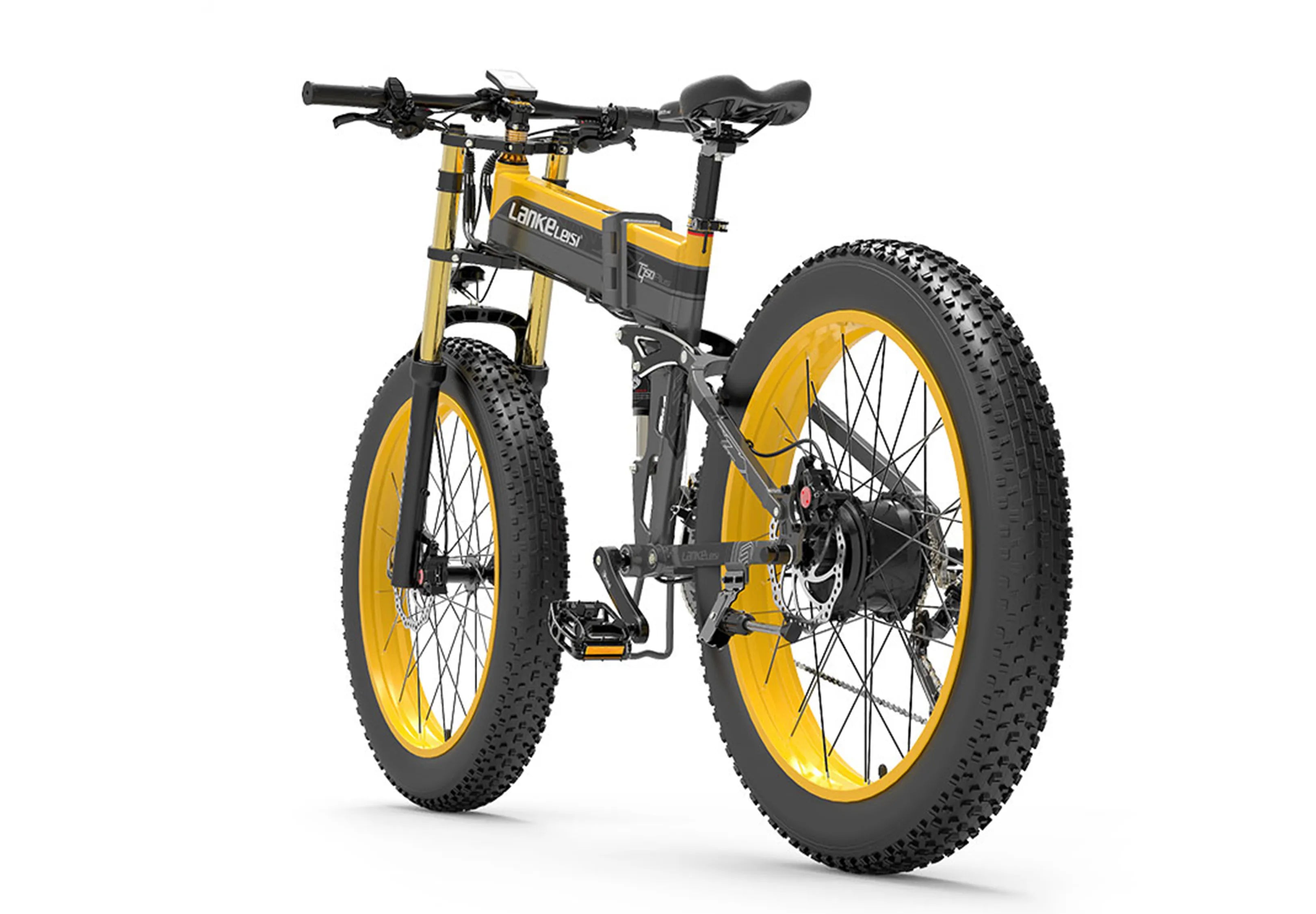 LANKELEISI XT750 PLUS 1000W 26*4.0 Folding Electric Bike