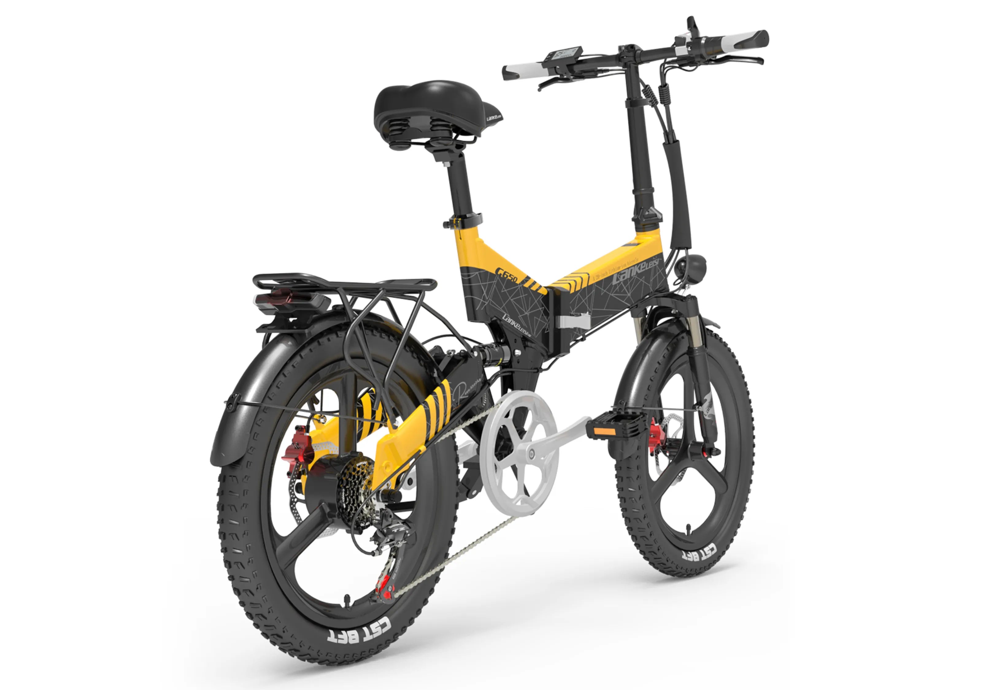 LANKELEISI G650 500W Folding City Electric Bike