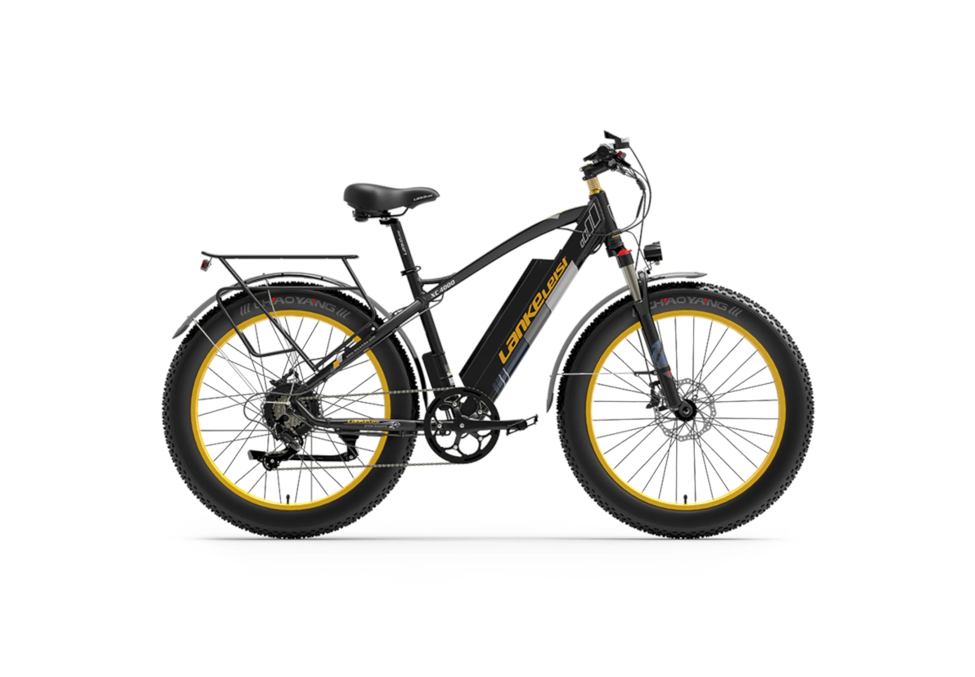 LANKELEISI XC4000 1000W Electric Bike with Wide Tires