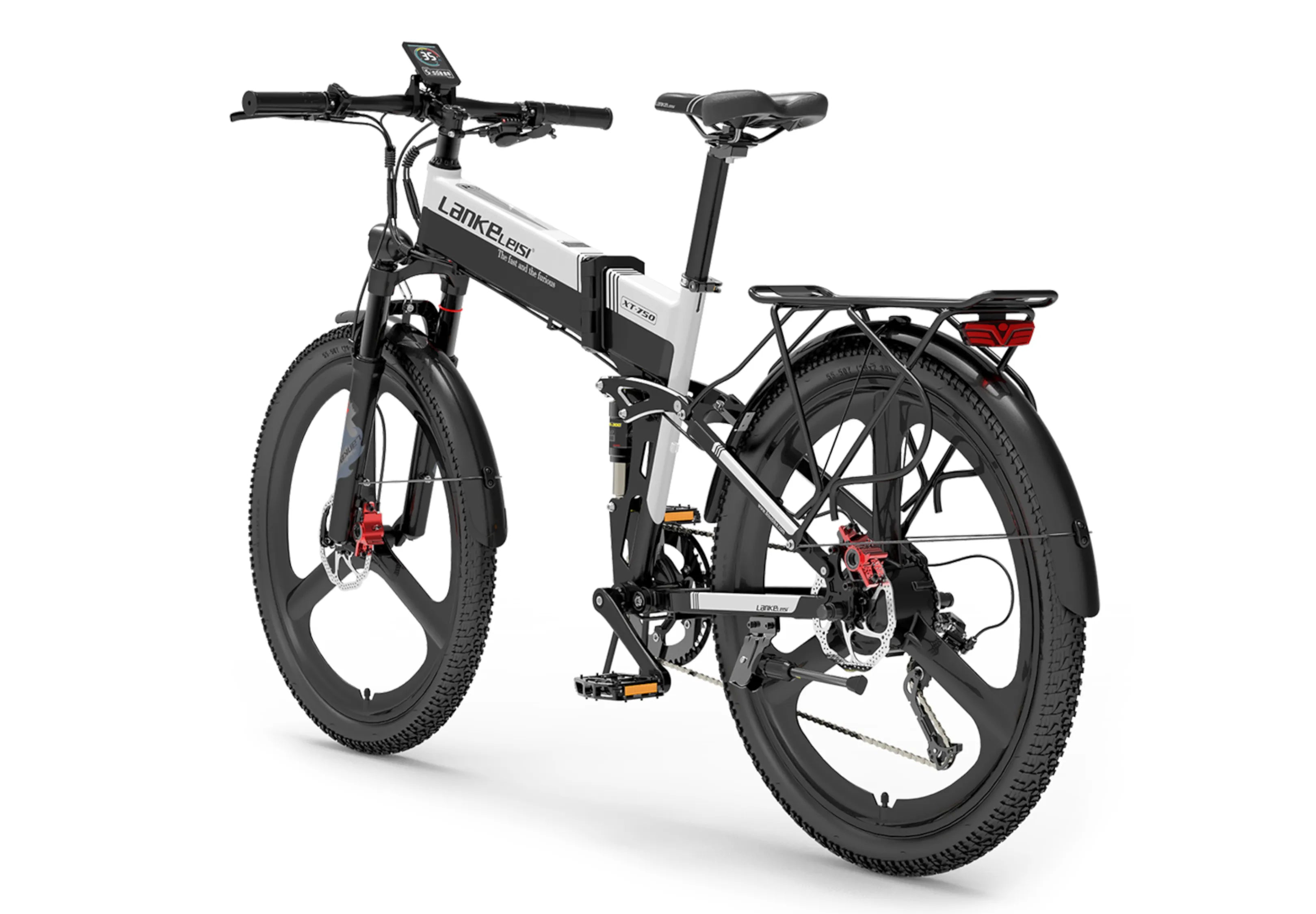 LANKELEISI XT750 SPORTS 500W Folding Electric Mountain Bike