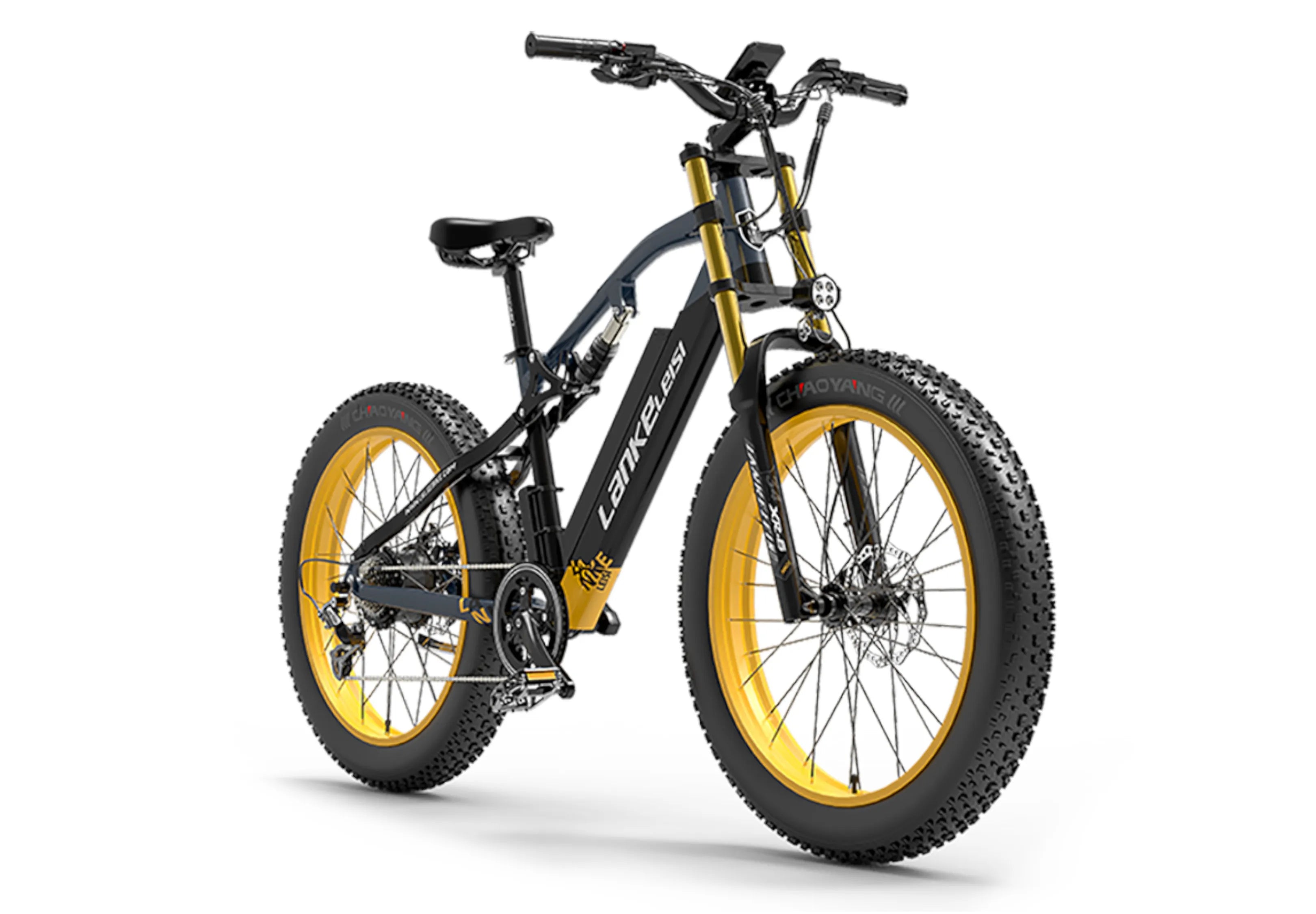 LANKELEISI RV700 1000W 26*4.0 Fat Bike Electric Mountain Bike