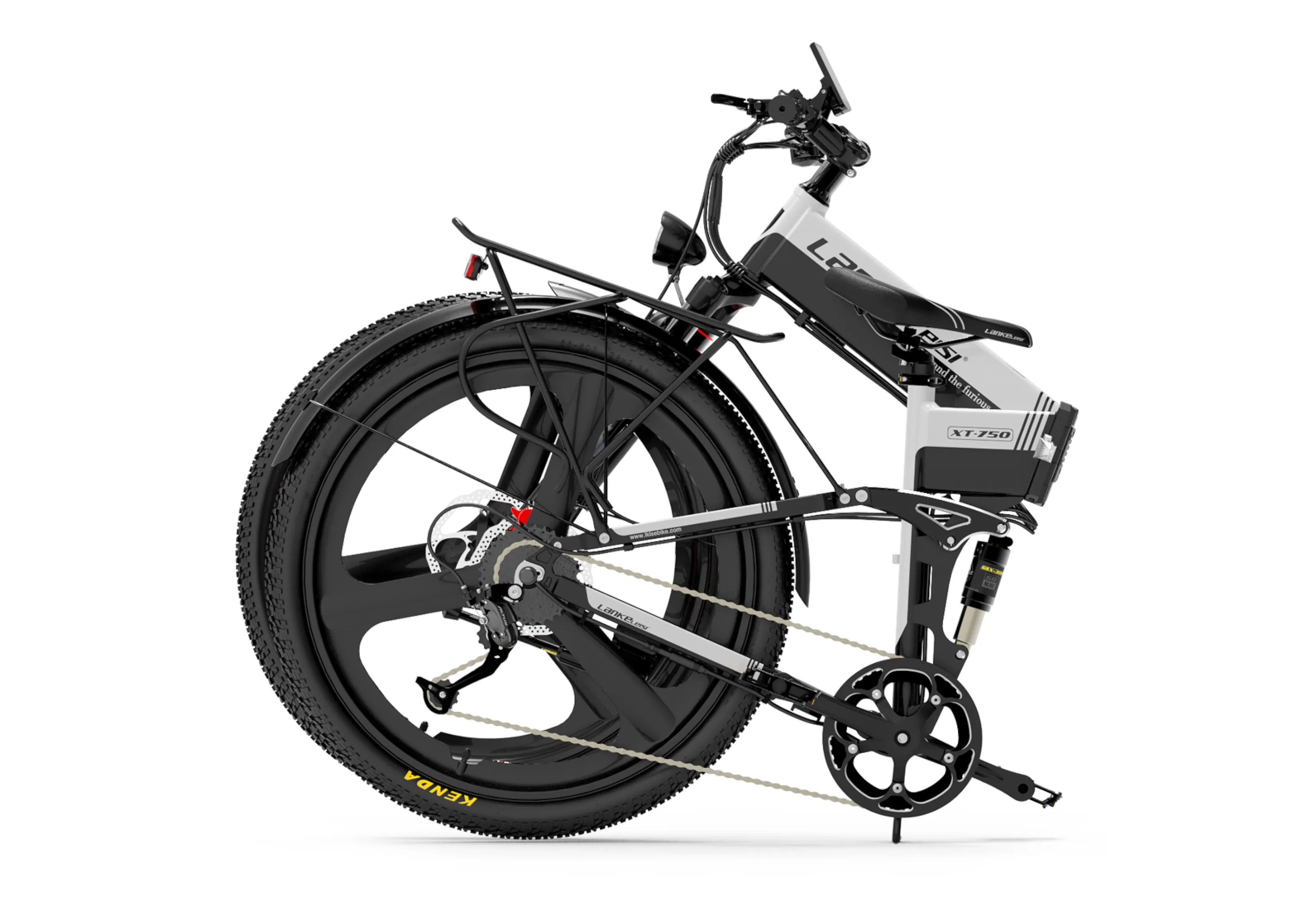 LANKELEISI XT750 SPORTS 500W Folding Electric Mountain Bike