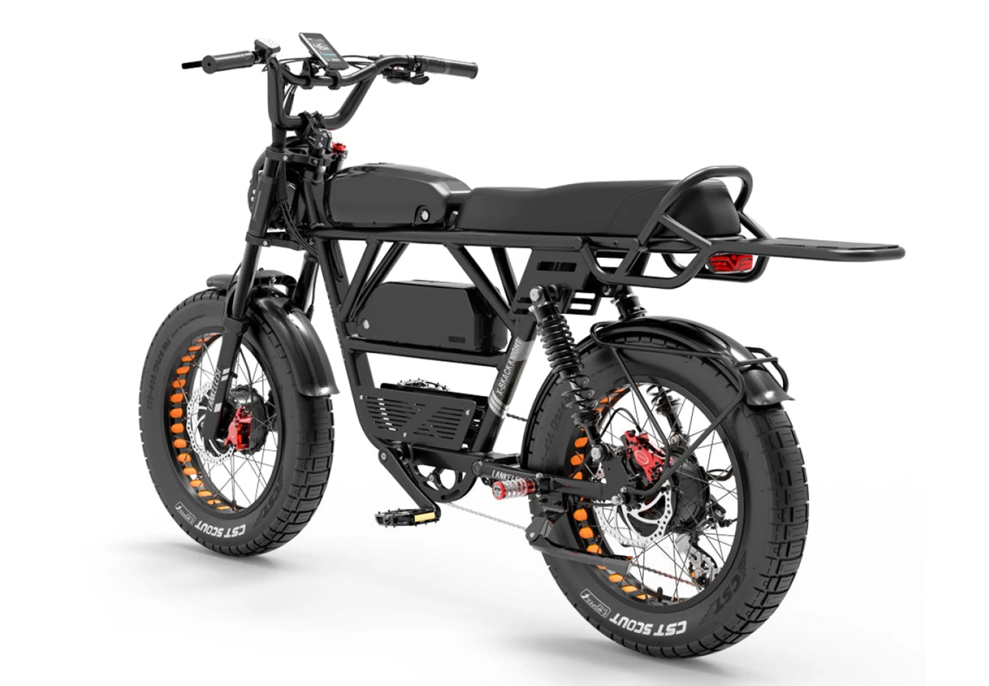 LANKELEISI X-Black Knight 2000W Dual Motor 280KM Electric Mountain Bike
