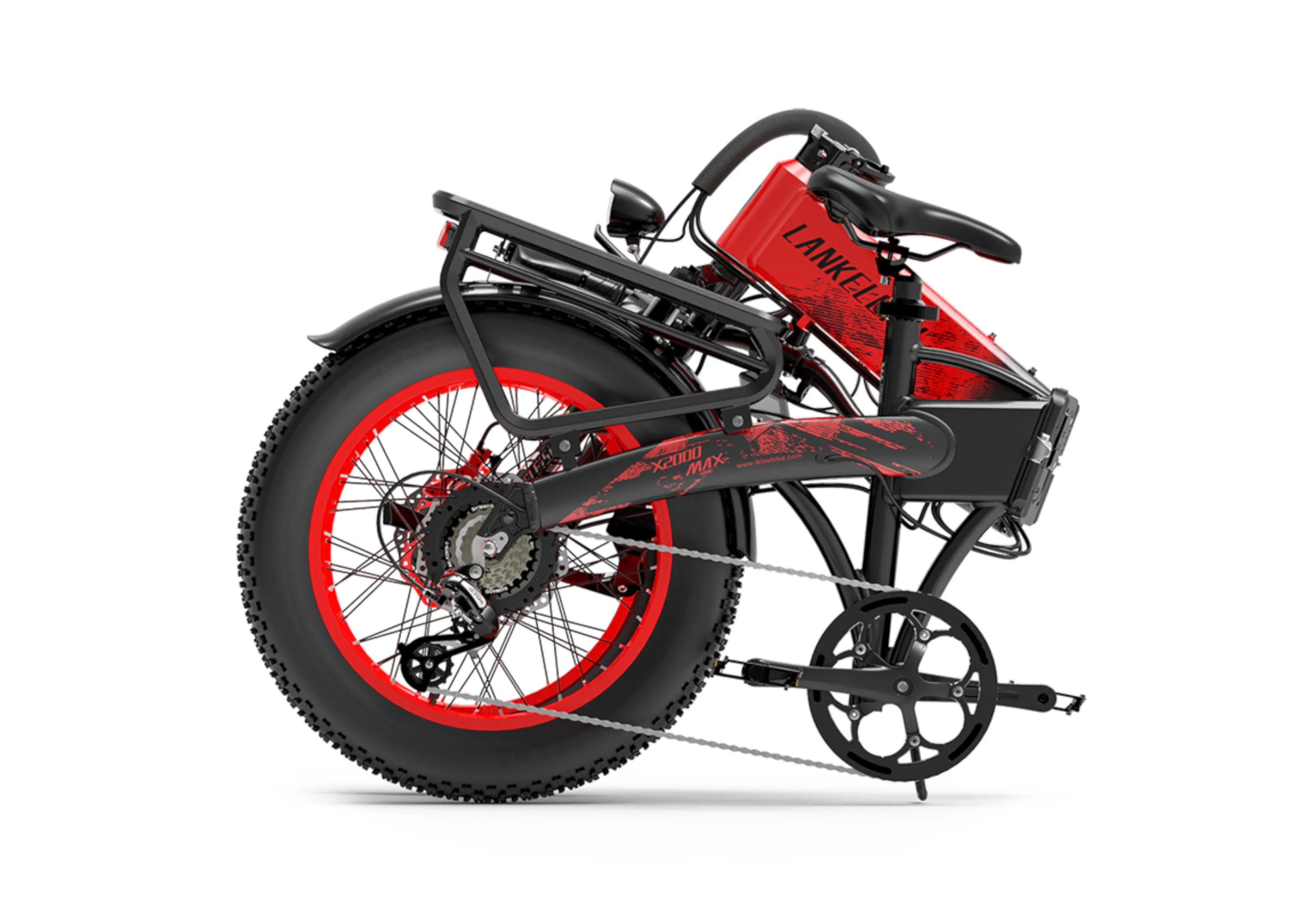 LANKELEISI X2000MAX 2000W Folding Electric Bike