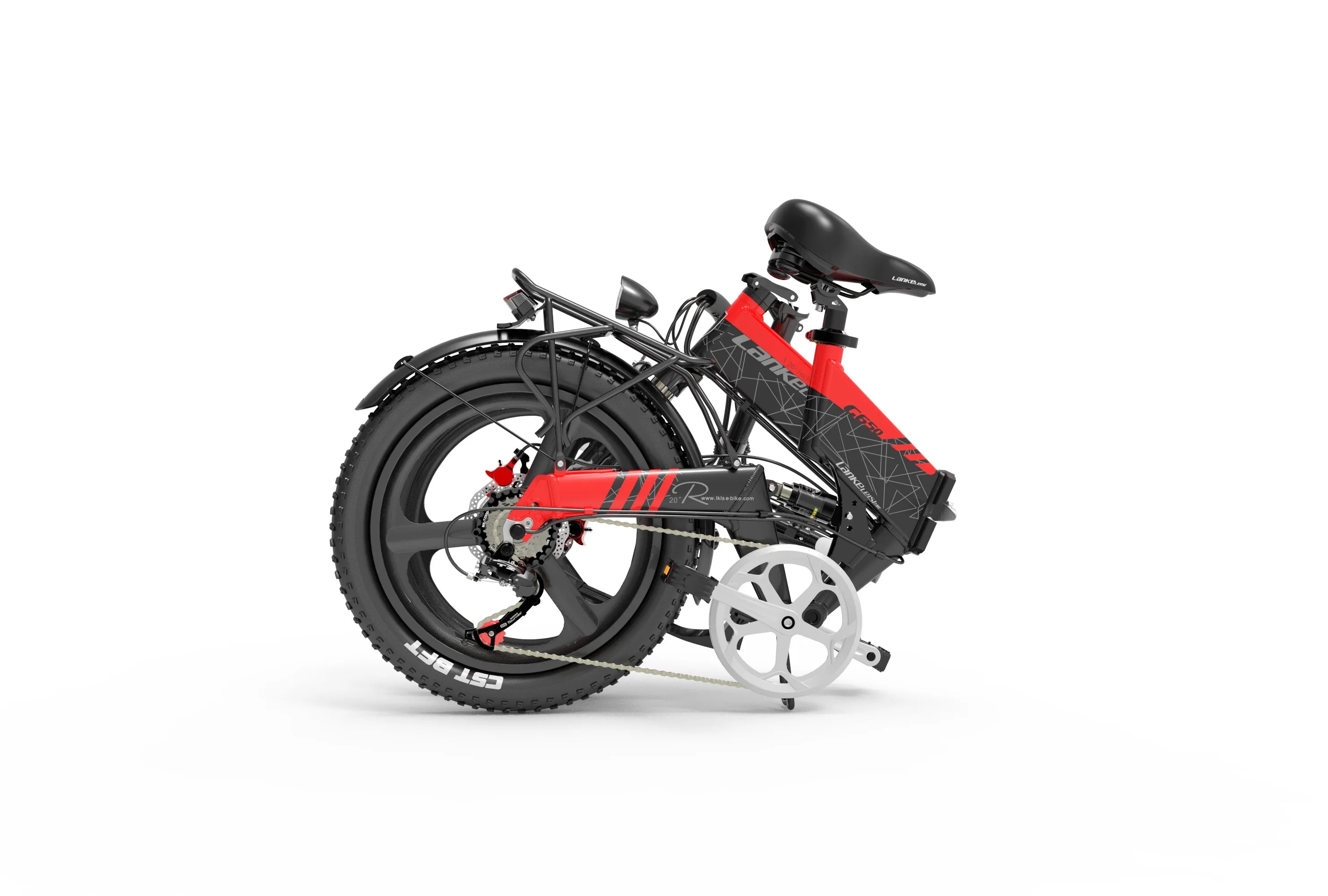 LANKELEISI G650 500W Folding City Electric Bike