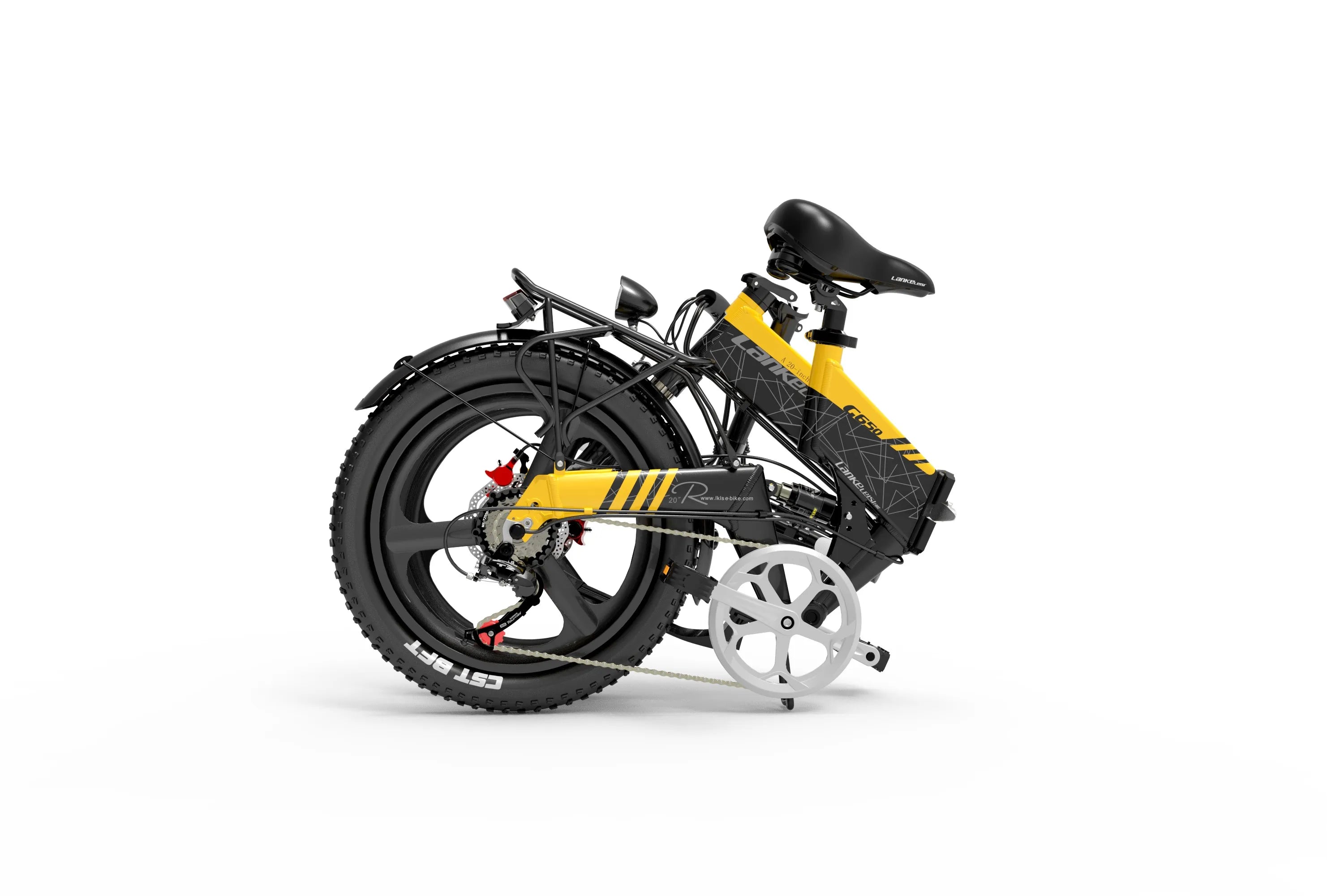 LANKELEISI G650 500W Folding City Electric Bike