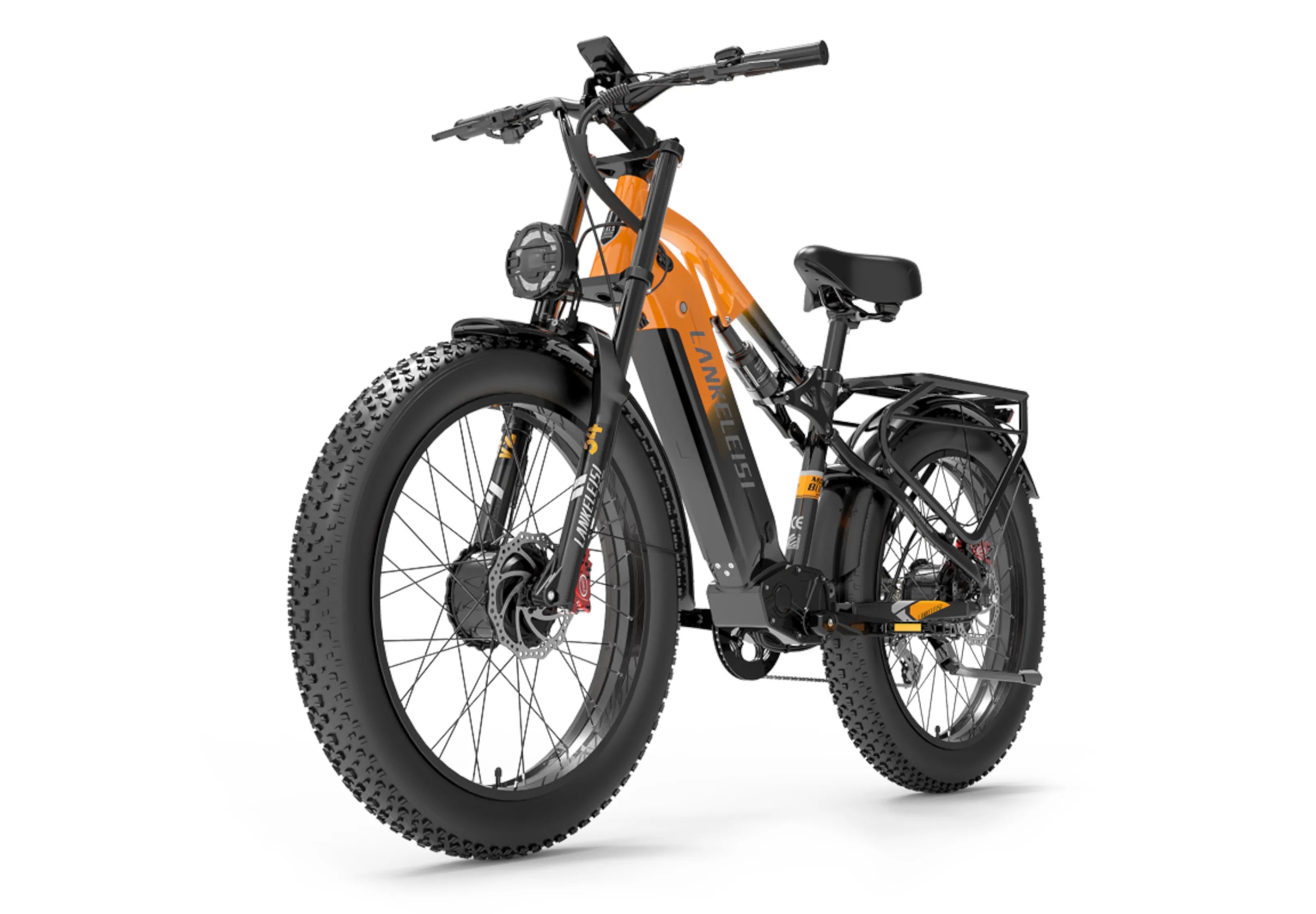 LANKELEISI MG800MAX 2000W Wide Tire Dual Motor Electric Bicycle
