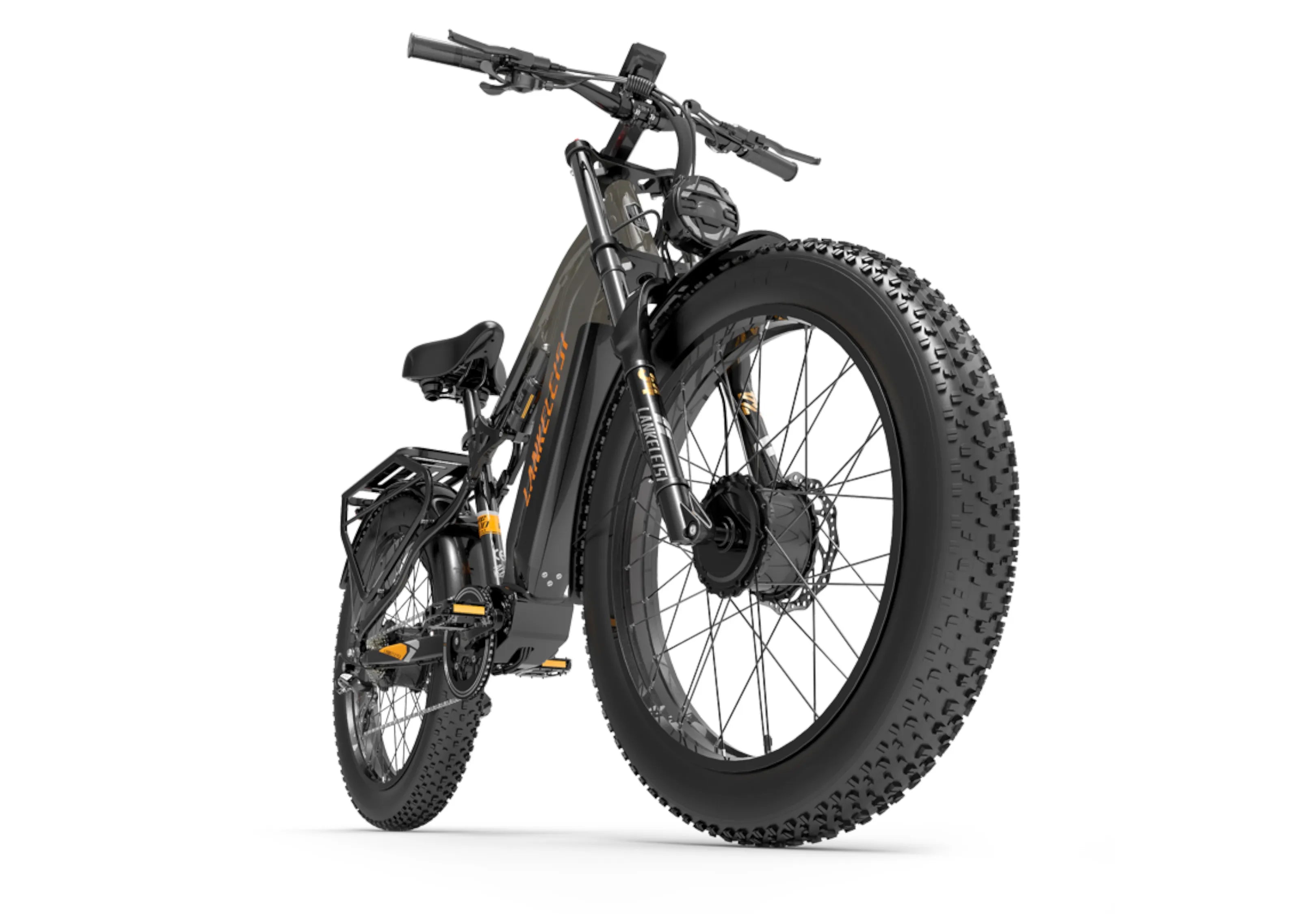LANKELEISI MG800MAX 2000W Wide Tire Dual Motor Electric Bicycle