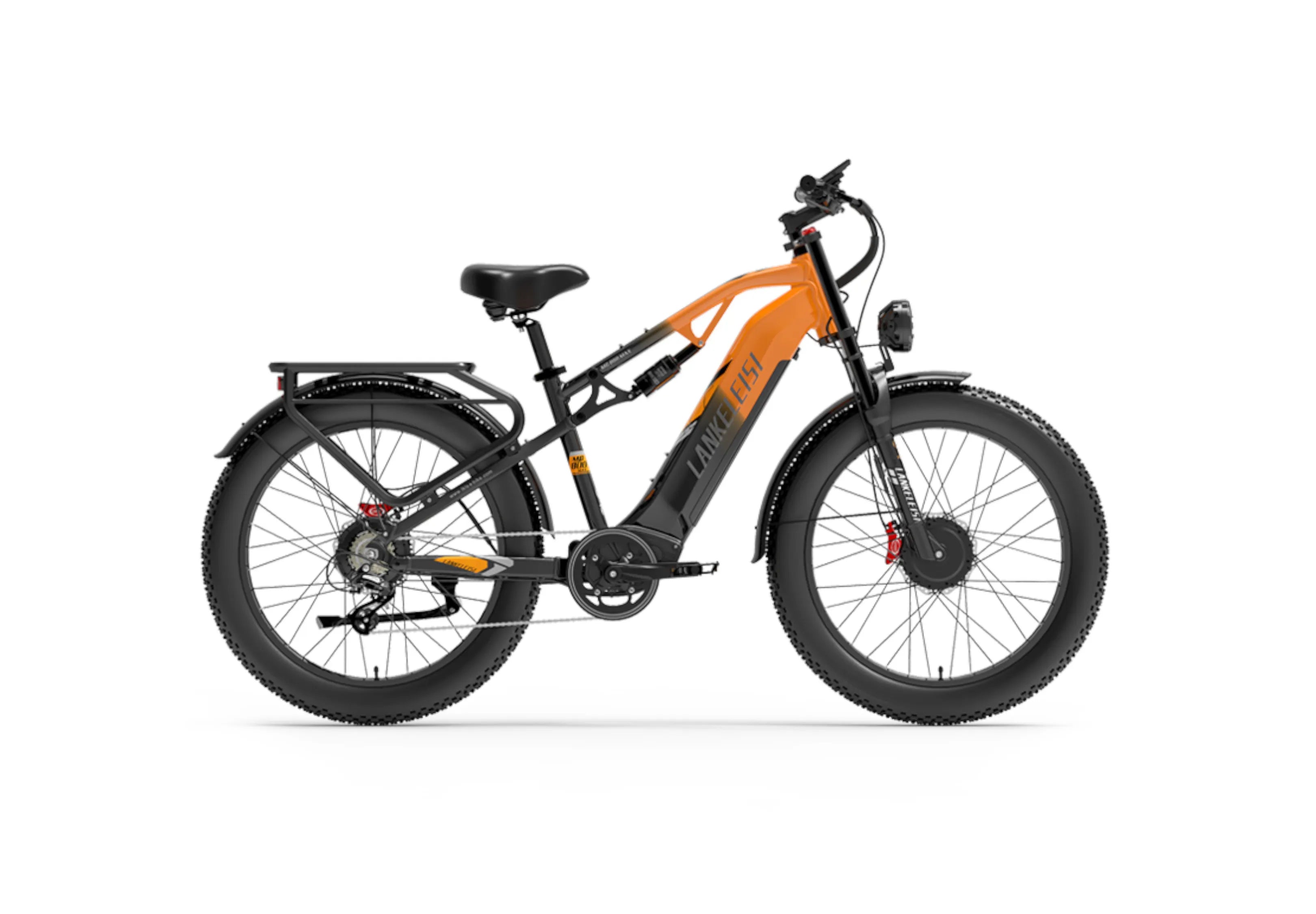 LANKELEISI MG800MAX 2000W Wide Tire Dual Motor Electric Bicycle