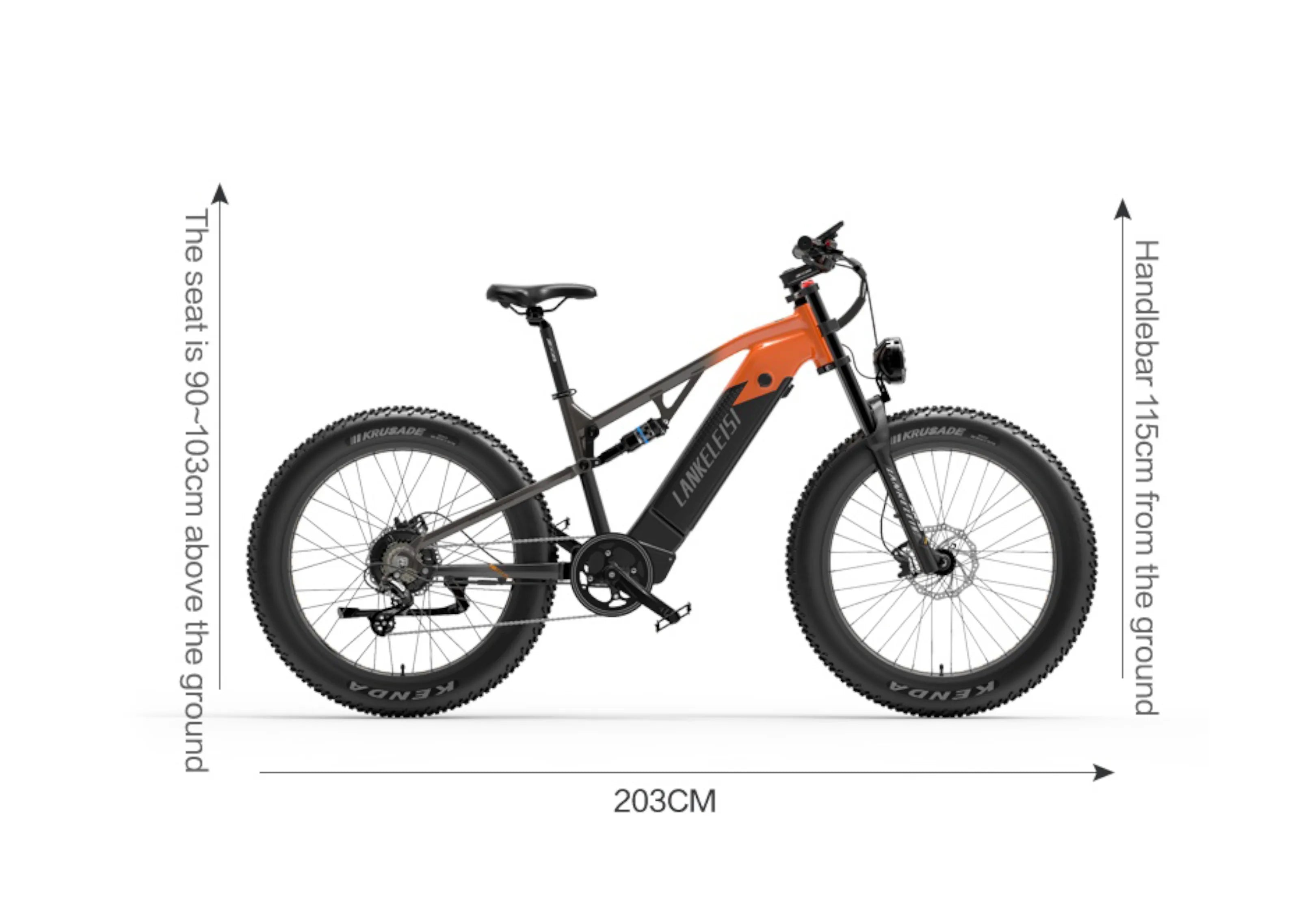 LANKELEISI RV800 Plus 750W Bafang electric mountain bike motor