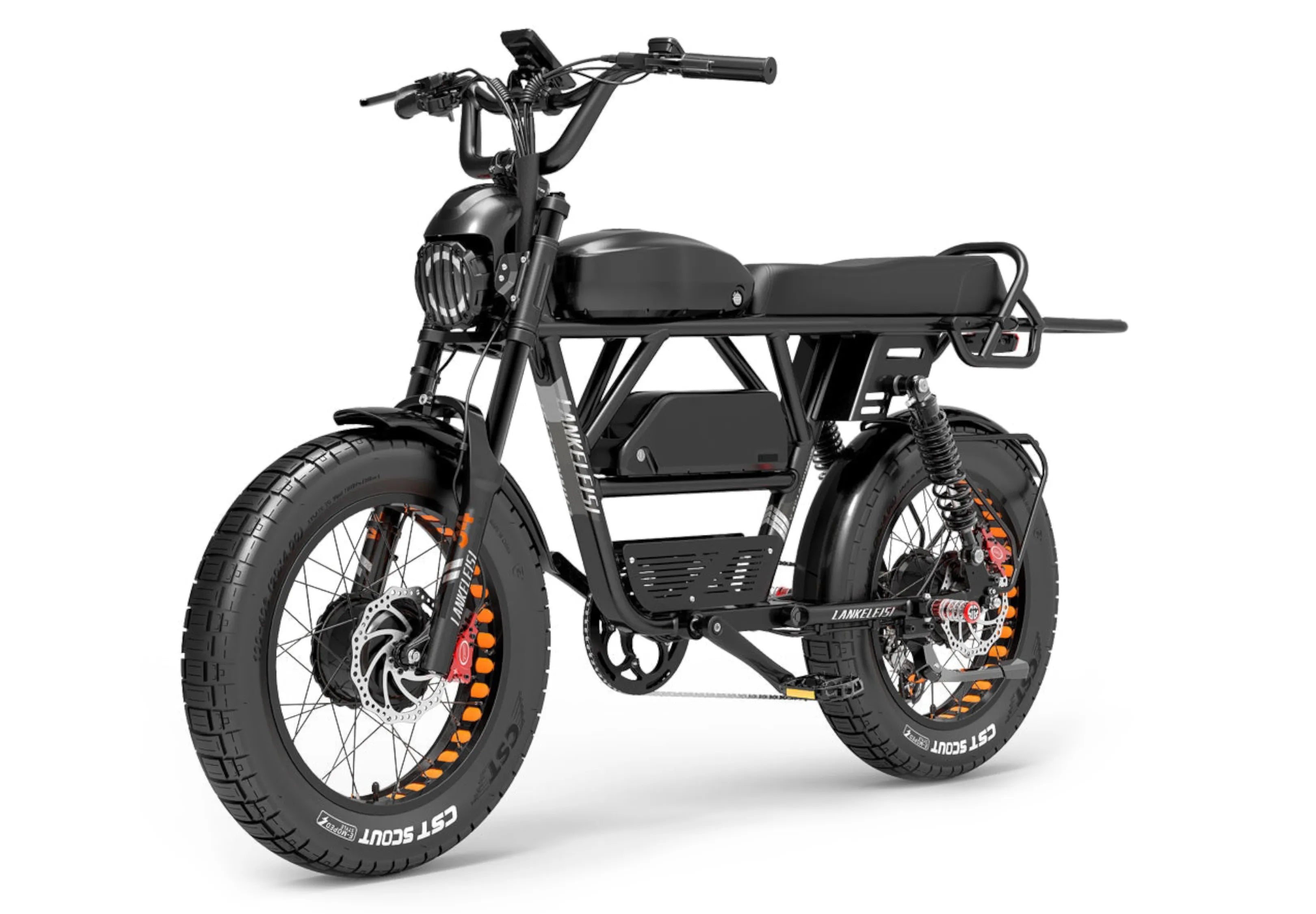 LANKELEISI X-Black Knight 2000W Dual Motor 280KM Electric Mountain Bike
